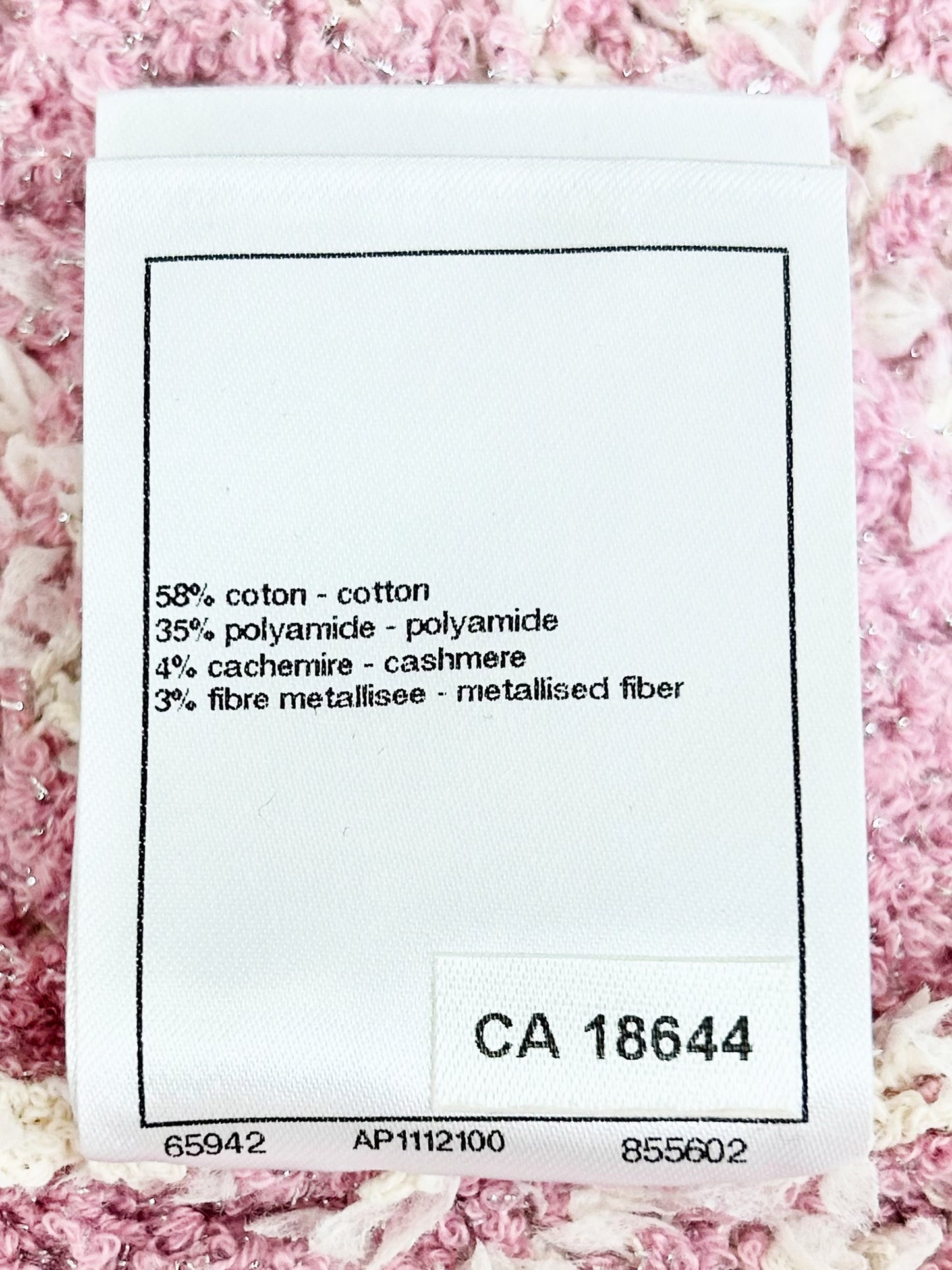 Chanel SS 2023 Pink and White Striped Mini Dress