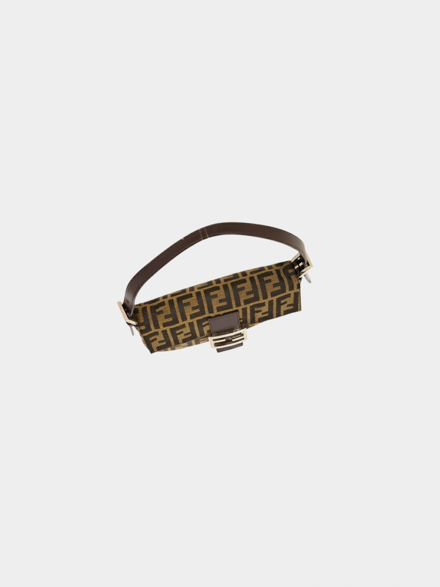 Fendi 2000s Brown Zucca Mamma Baguette