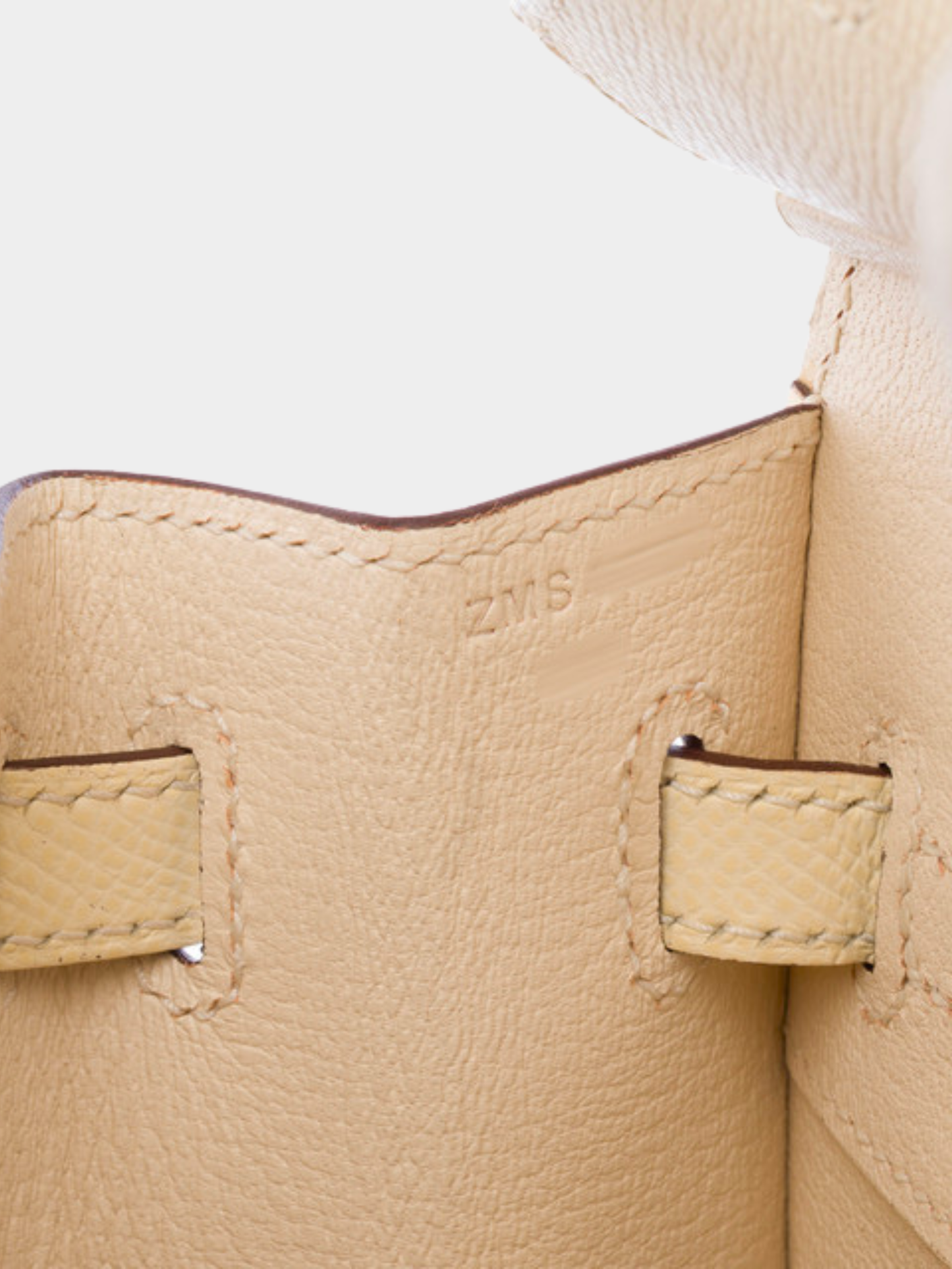 Hermès 2020s Beige Epsom Birkin 25 Sellier Bag