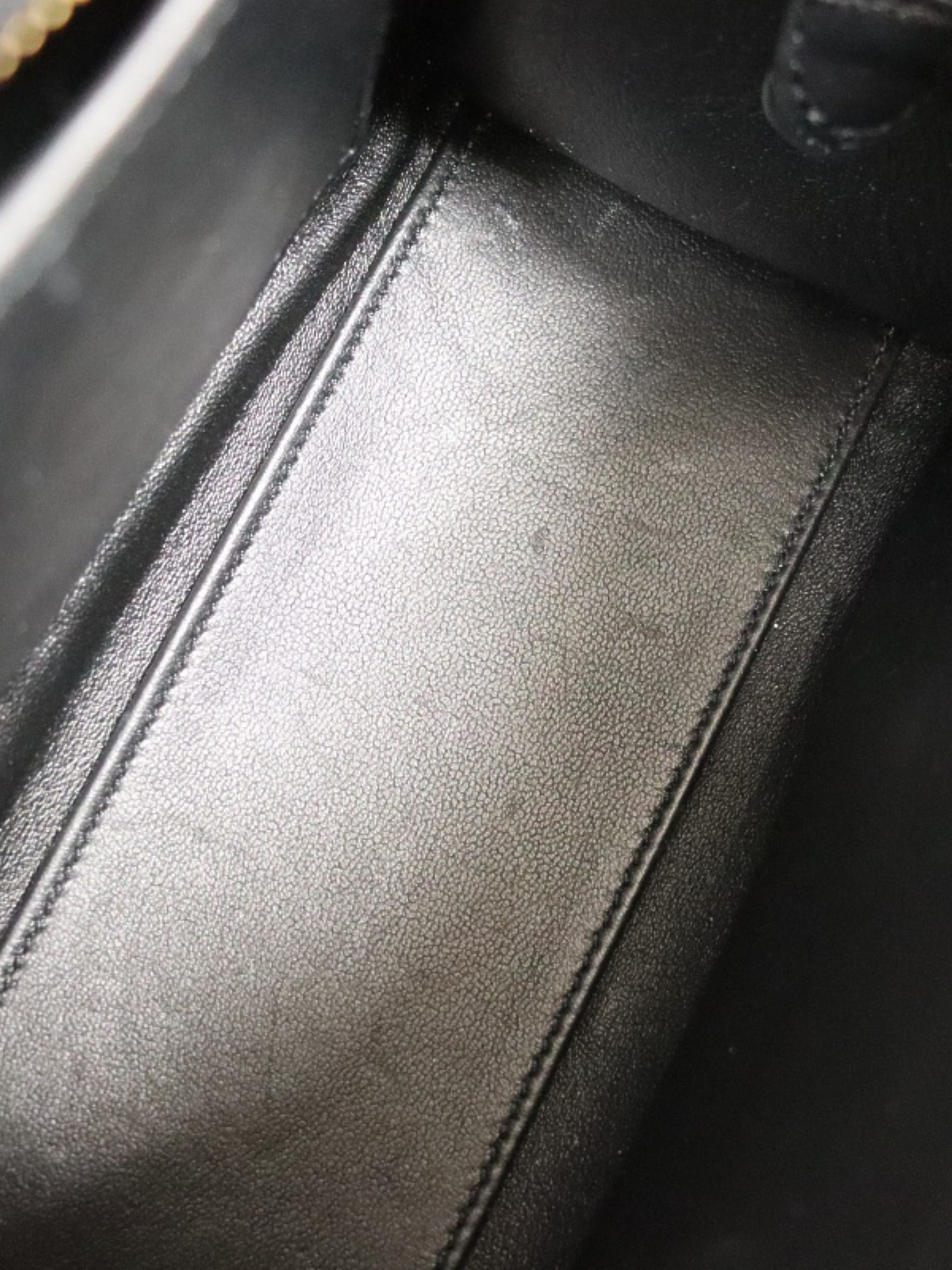 Celine 2010s Black Leather Luggage Nano Bag