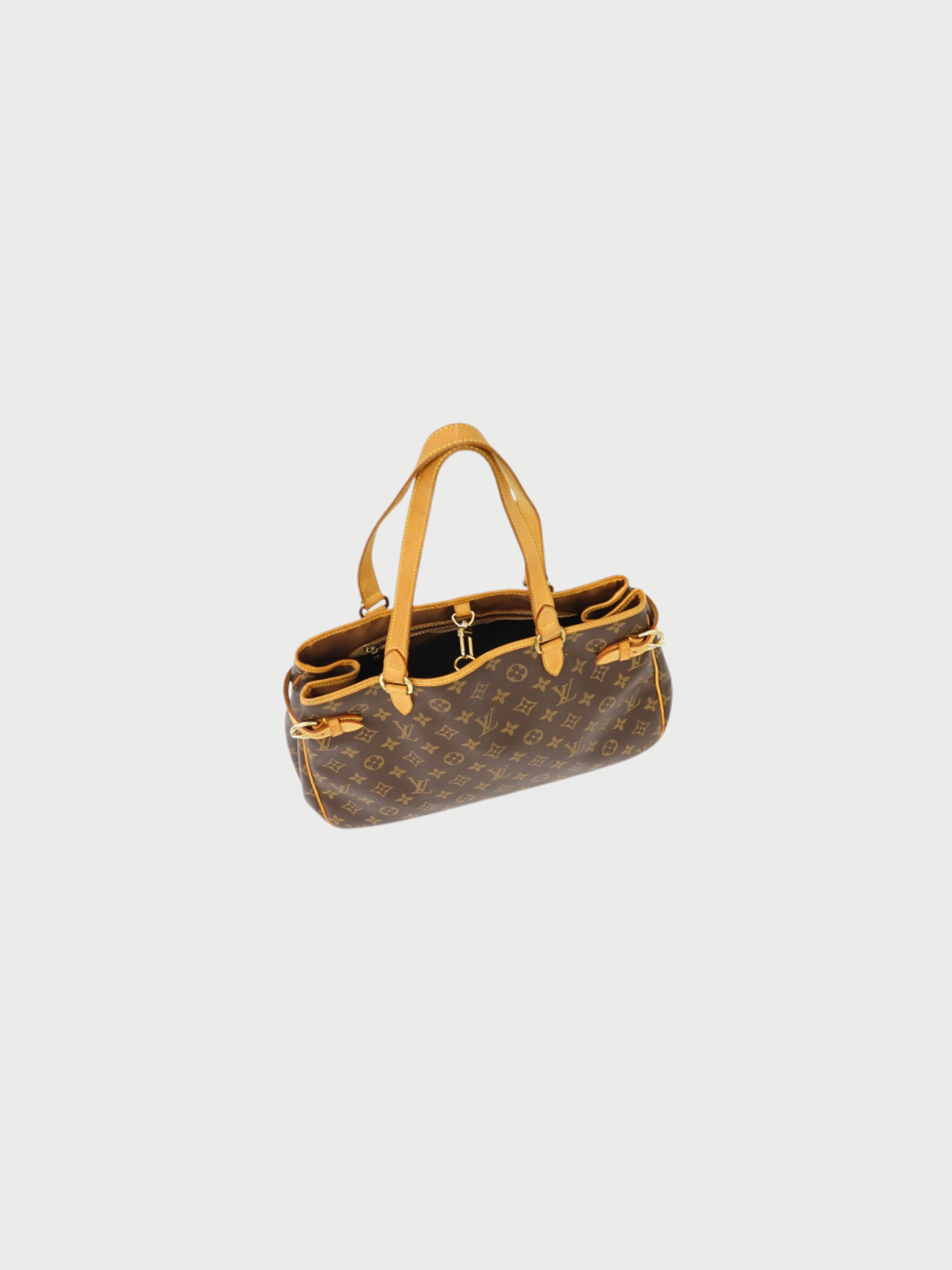 Louis Vuitton 2006 Brown Monogram PVC Leather Batignolles Horizontal Bag