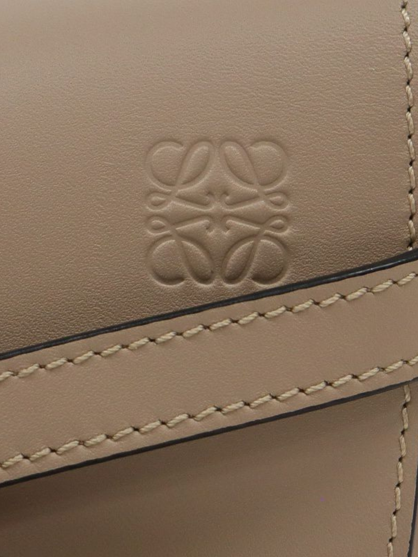 Loewe 2010s Beige Leather Gate Dual Bag