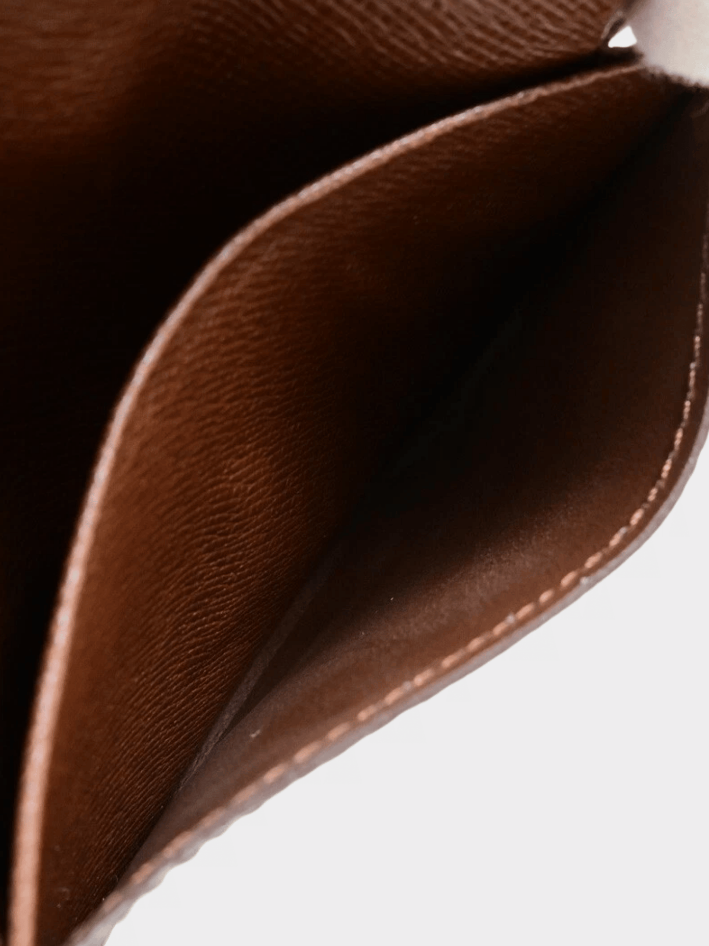 Louis Vuitton 1990s Brown Monogram Canvas Card Holder
