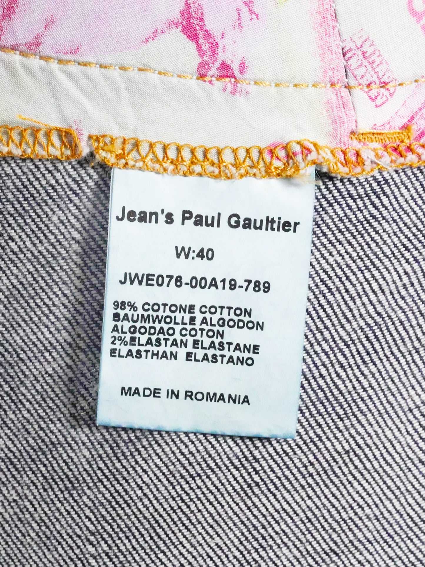 Jean Paul Gaultier 1990s Overlay Denim High-waisted Skirt