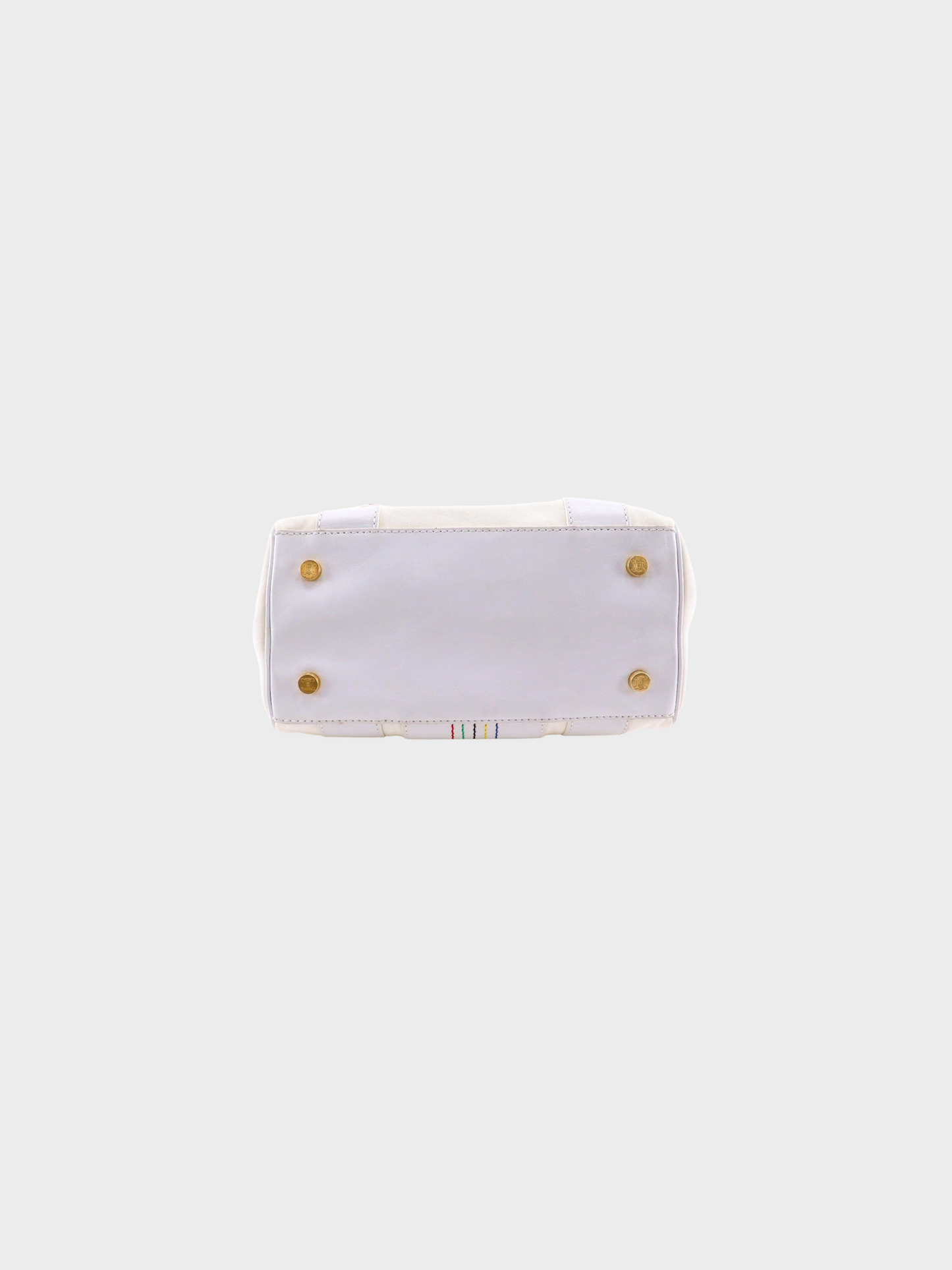 Celine 2004 Athens Olympics Limited Edition White Mini Boston Bag