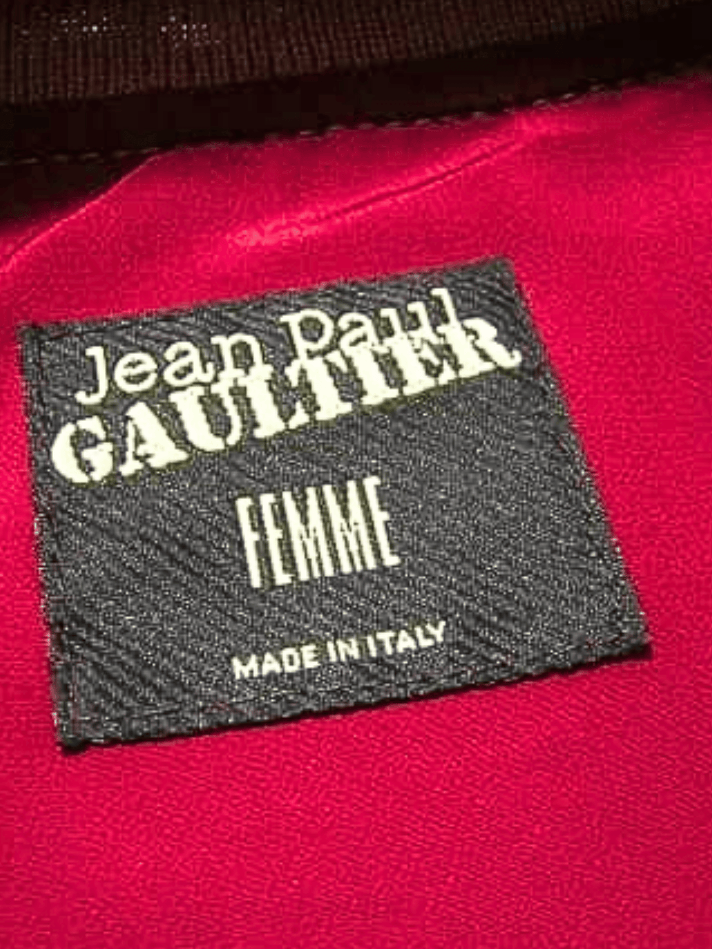 Jean Paul Gaultier 1990s Pink Beige Sheepskin Leather Short Sleeve Jacket