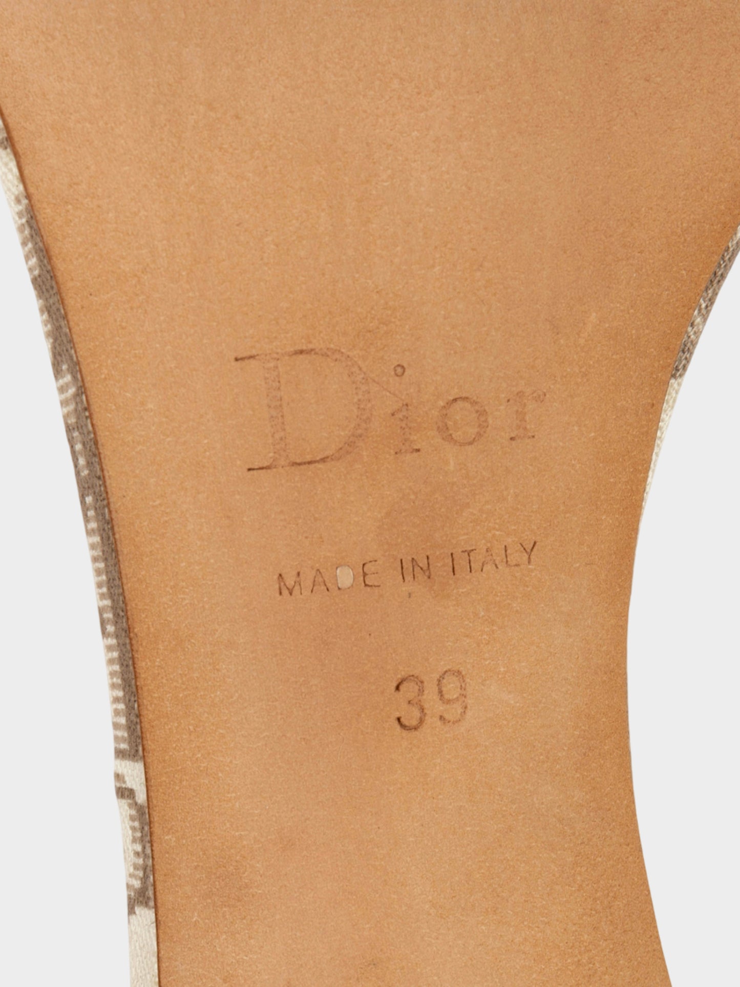 Christian Dior by John Galliano 2005 Brown Monogram High Heeled Mules
