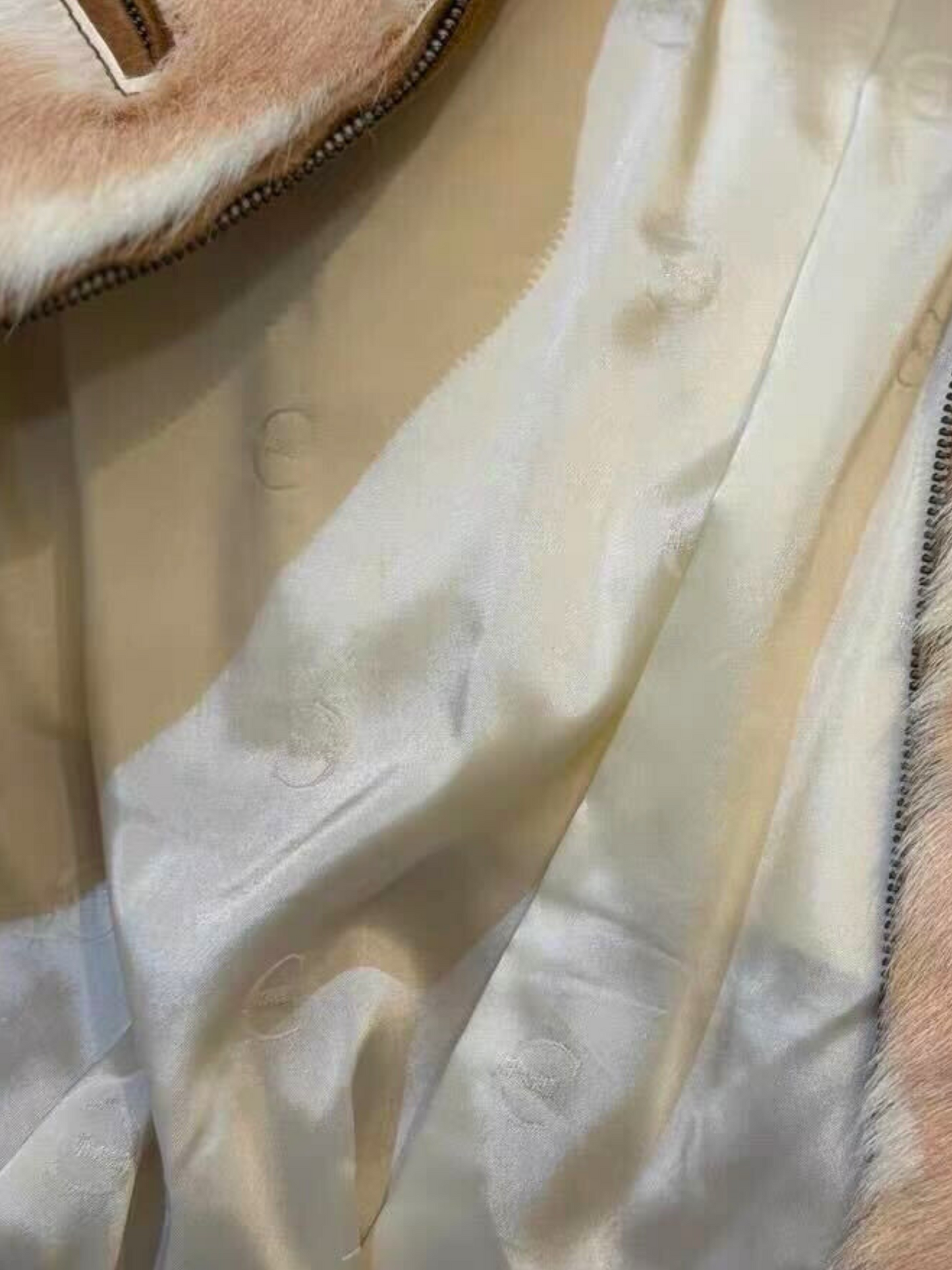 Just Cavalli 2000s Brown Suede Fur-Trim Jacket