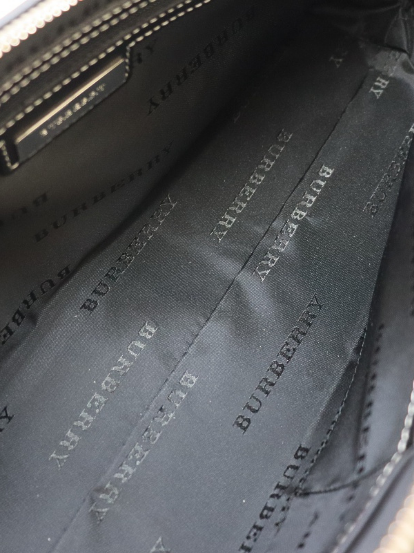 Burberry 2000s Green Black Check Canvas Leather Handbag