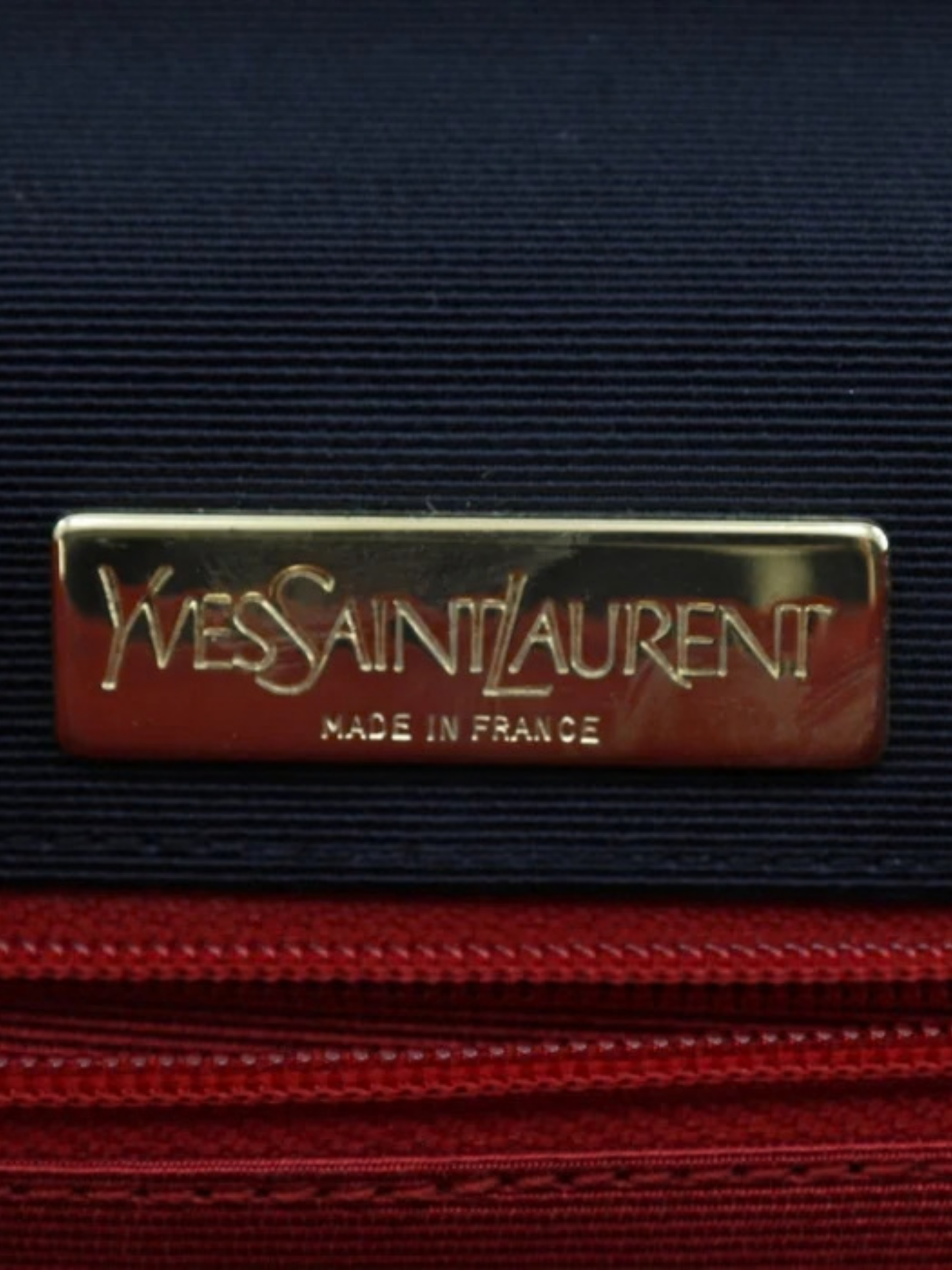 Yves Saint Laurent 2000s Black Cotton 2Way Party Shoulder Bag