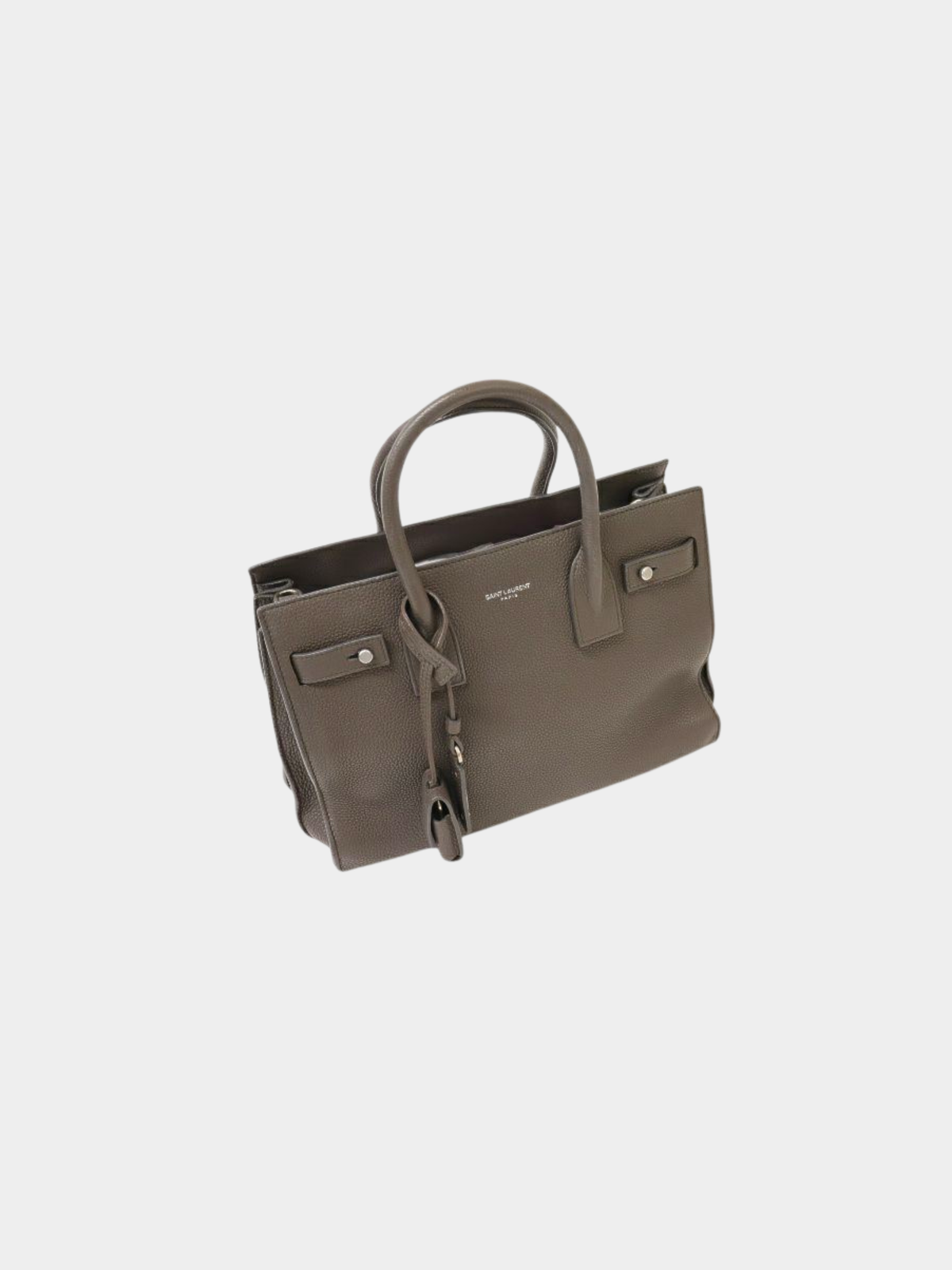 Yves Saint Laurent 2010s Gray Sac de Jour Bag