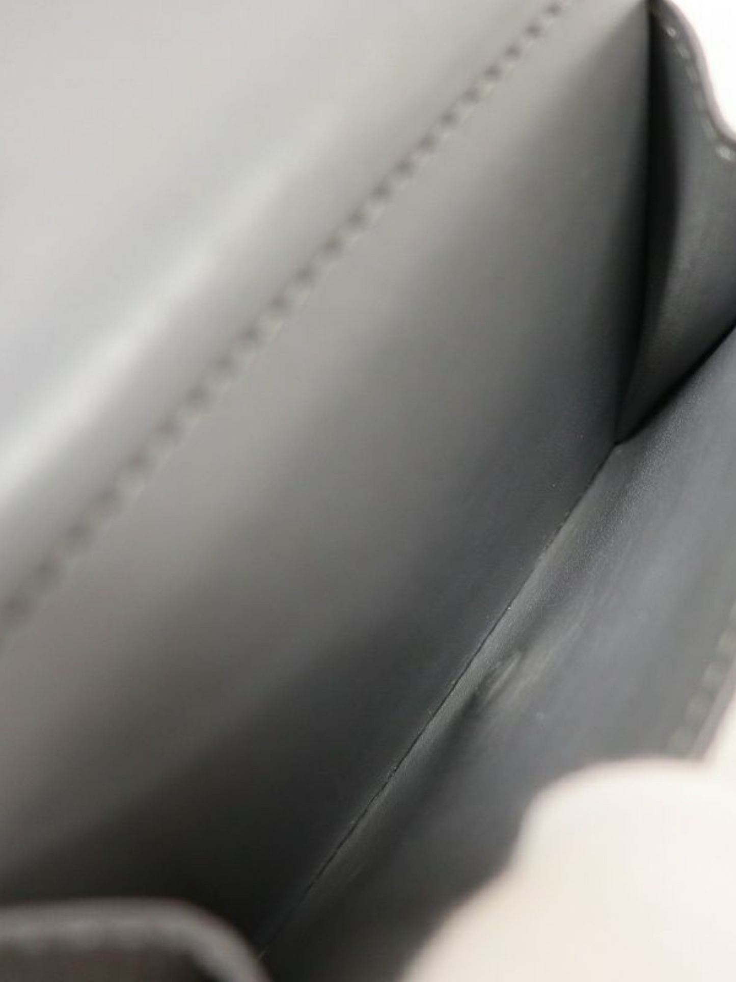 Loewe 2010s Gray Anagram Vertical Wallet