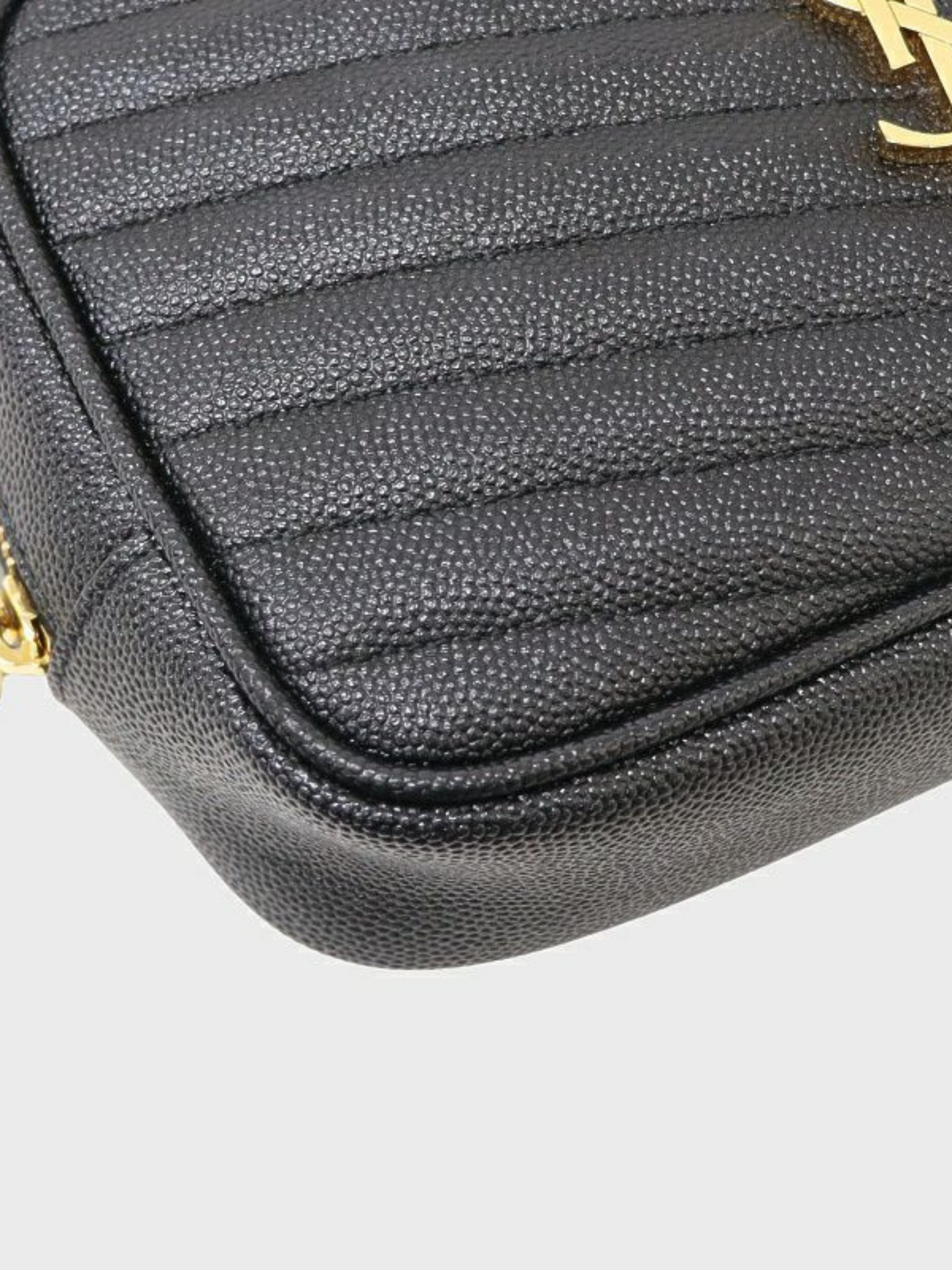 Yves Saint Laurent 2000s Black Leather Lou Mini Bag