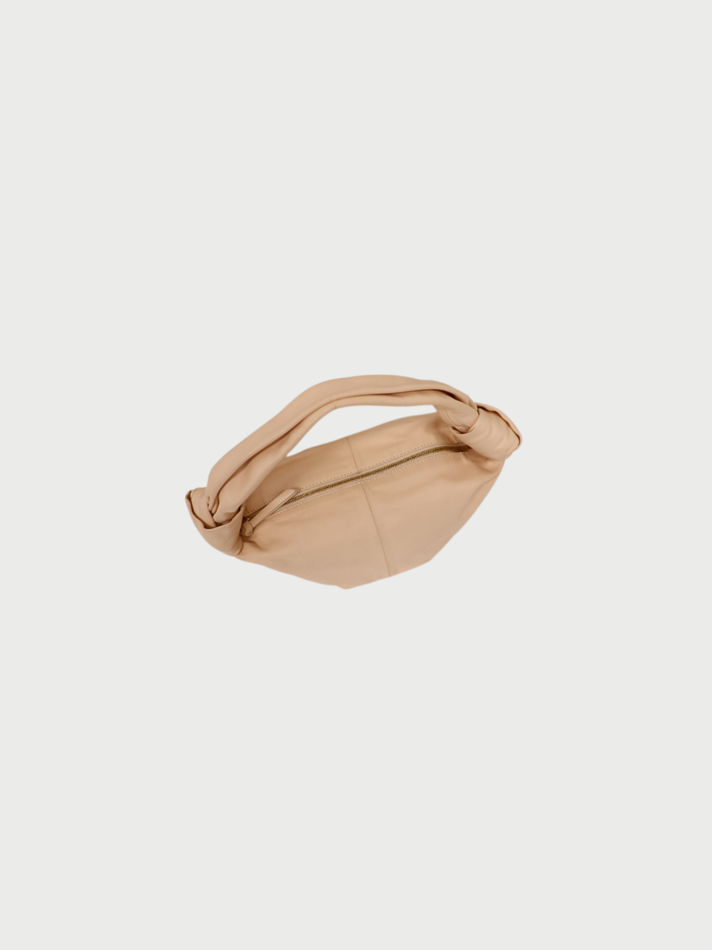 Bottega Veneta 2021 Beige Pink Leather Double Knot Bag