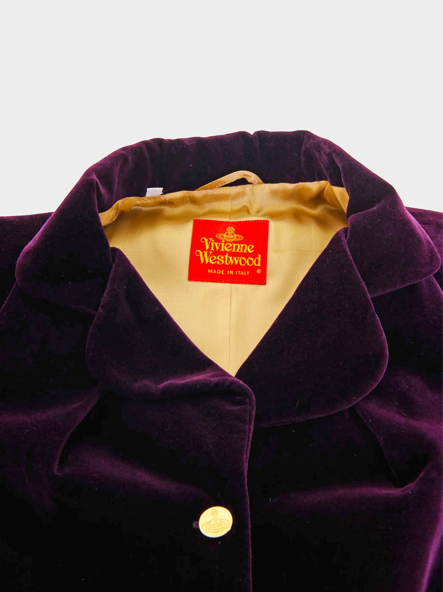 Vivienne Westwood FW 1992 Dark Purple Velvet ‘Bettina’ Peplum Jacket