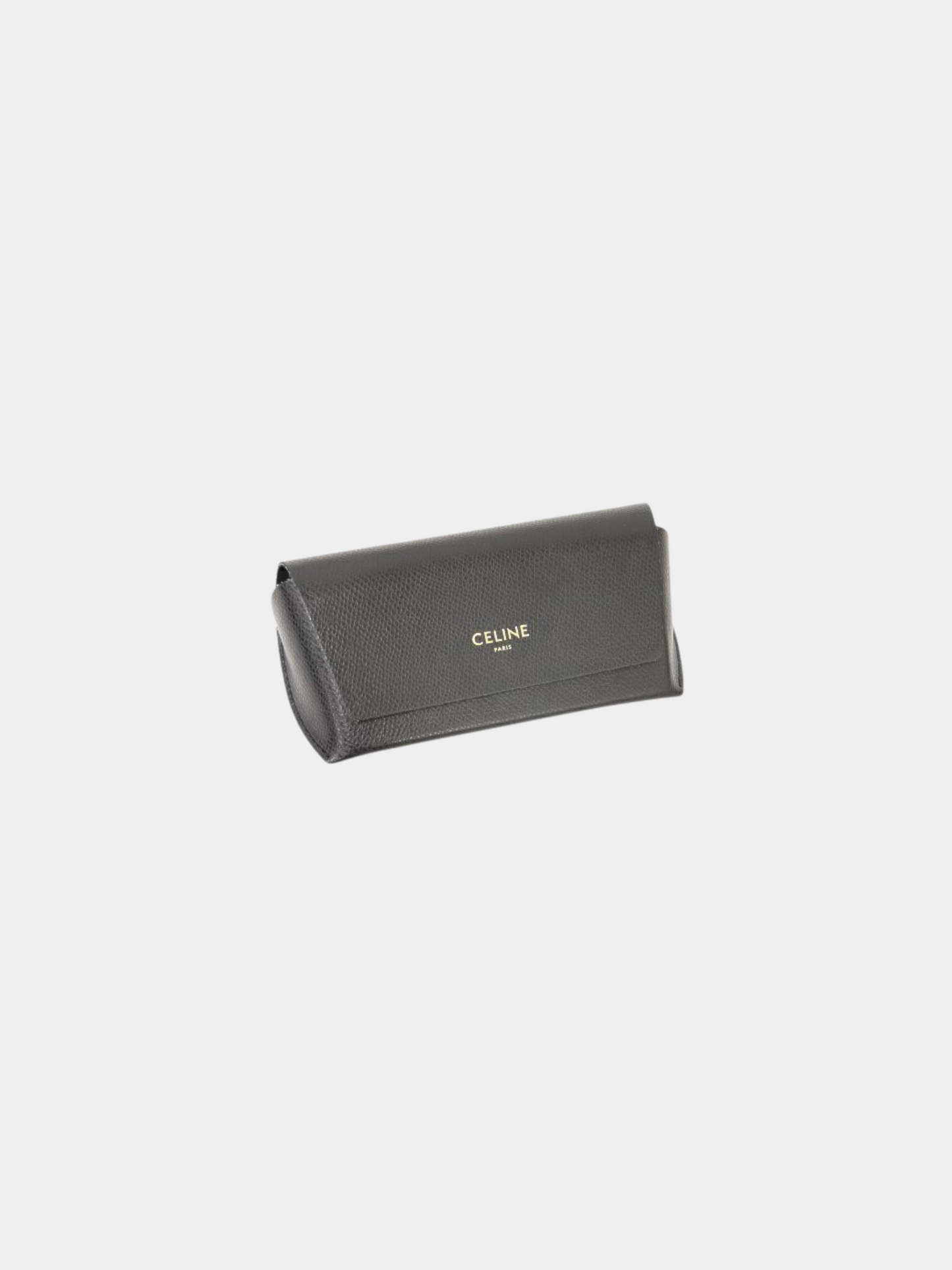 Celine 2010s Black Logo Sunglasses
