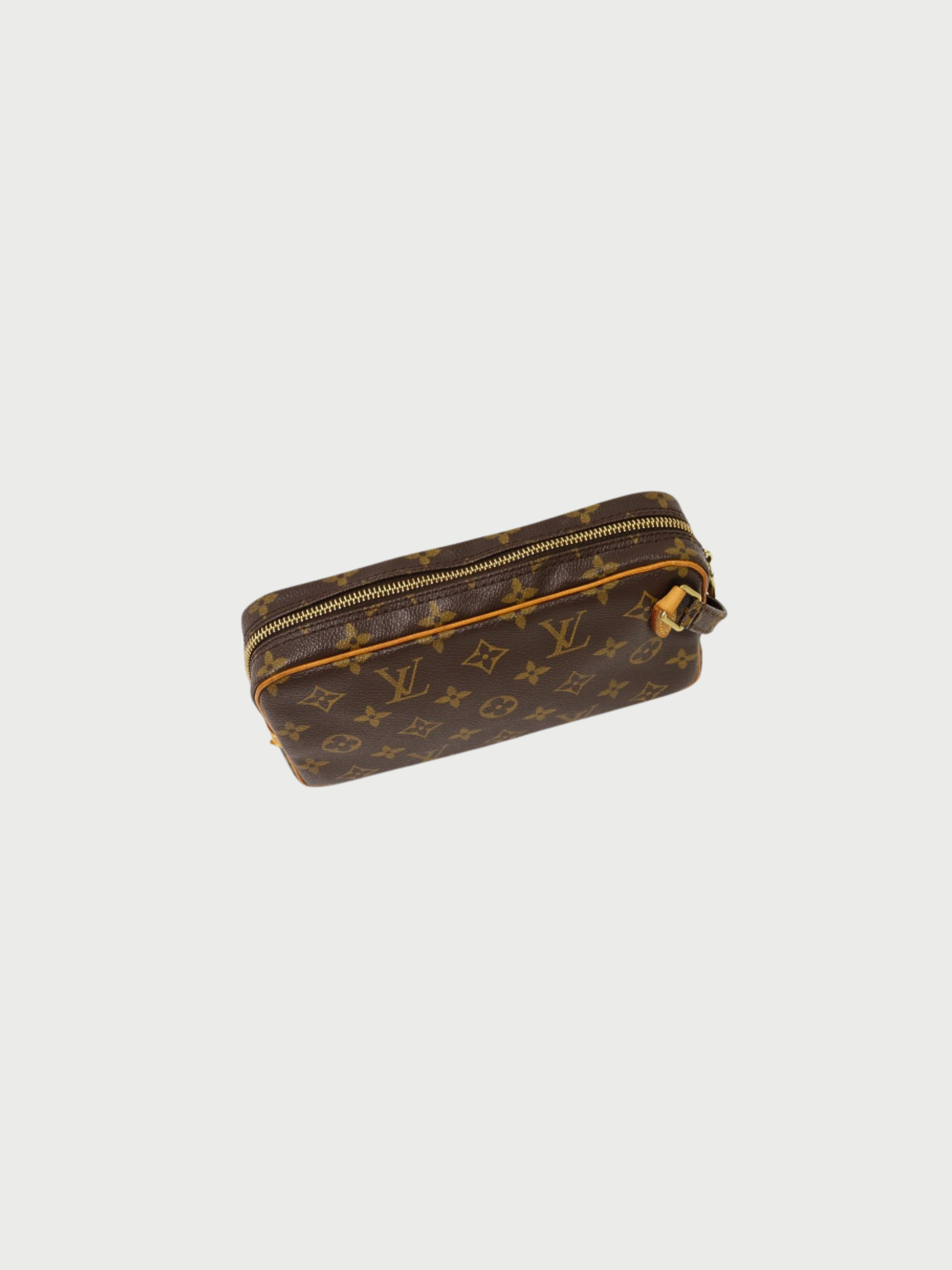 Louis Vuitton 2000s Brown Monogram PVC Pochette Marly Bandouliere