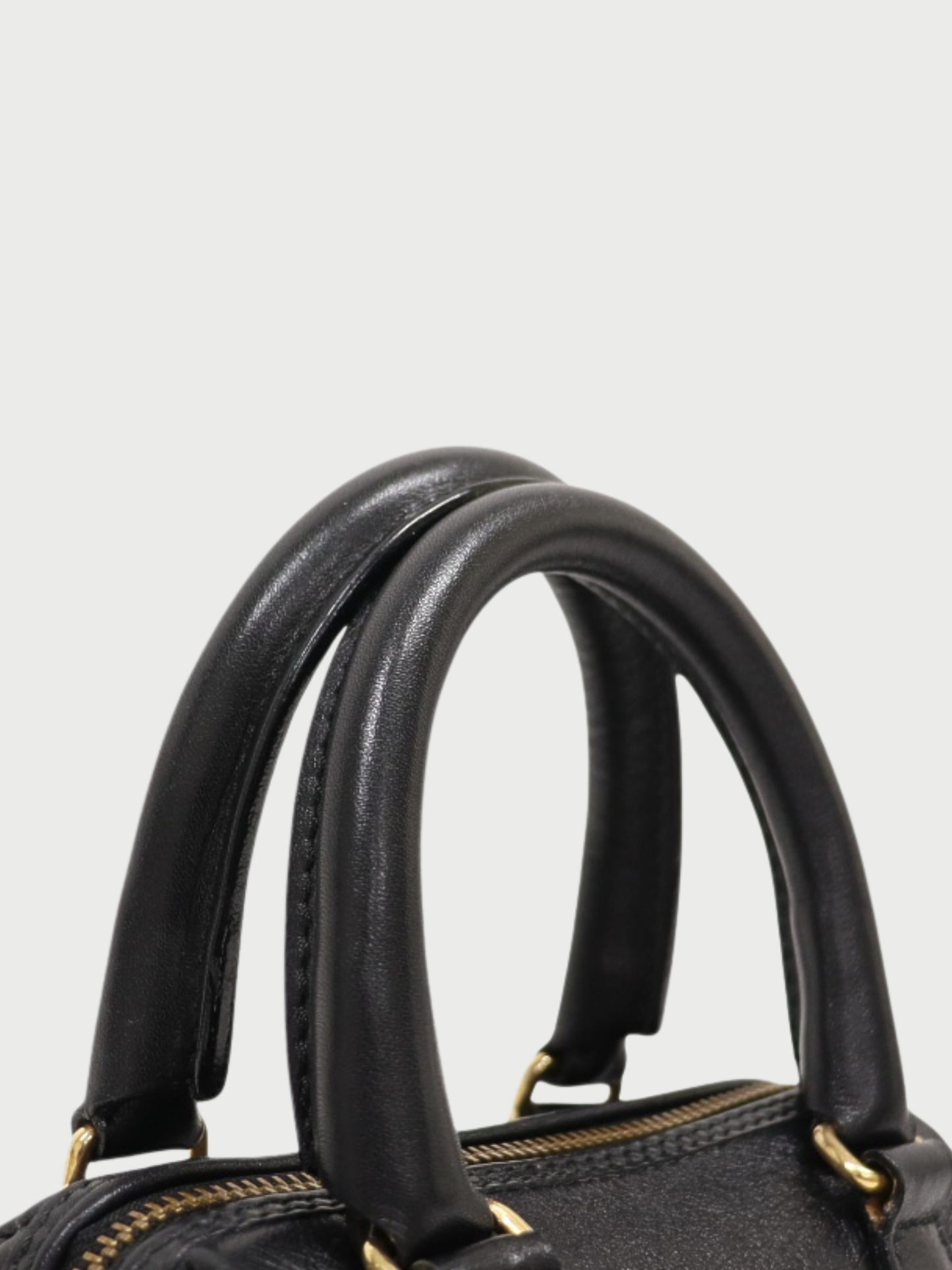 Celine 2020s Black Leather Mini 2Way Bag