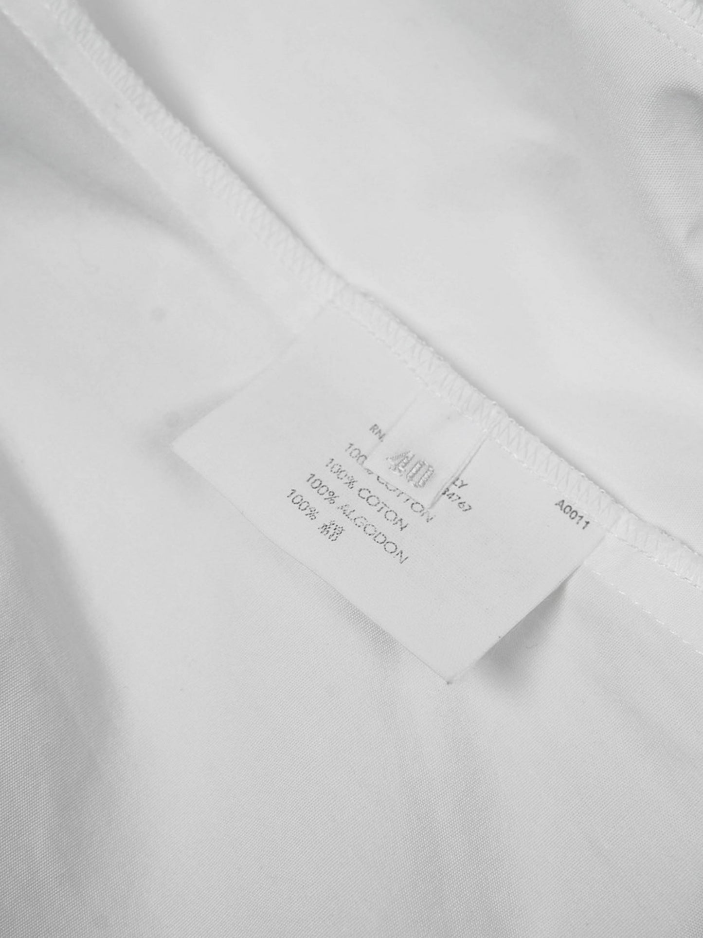 Miu Miu FW 2000 White Cotton Halter Top