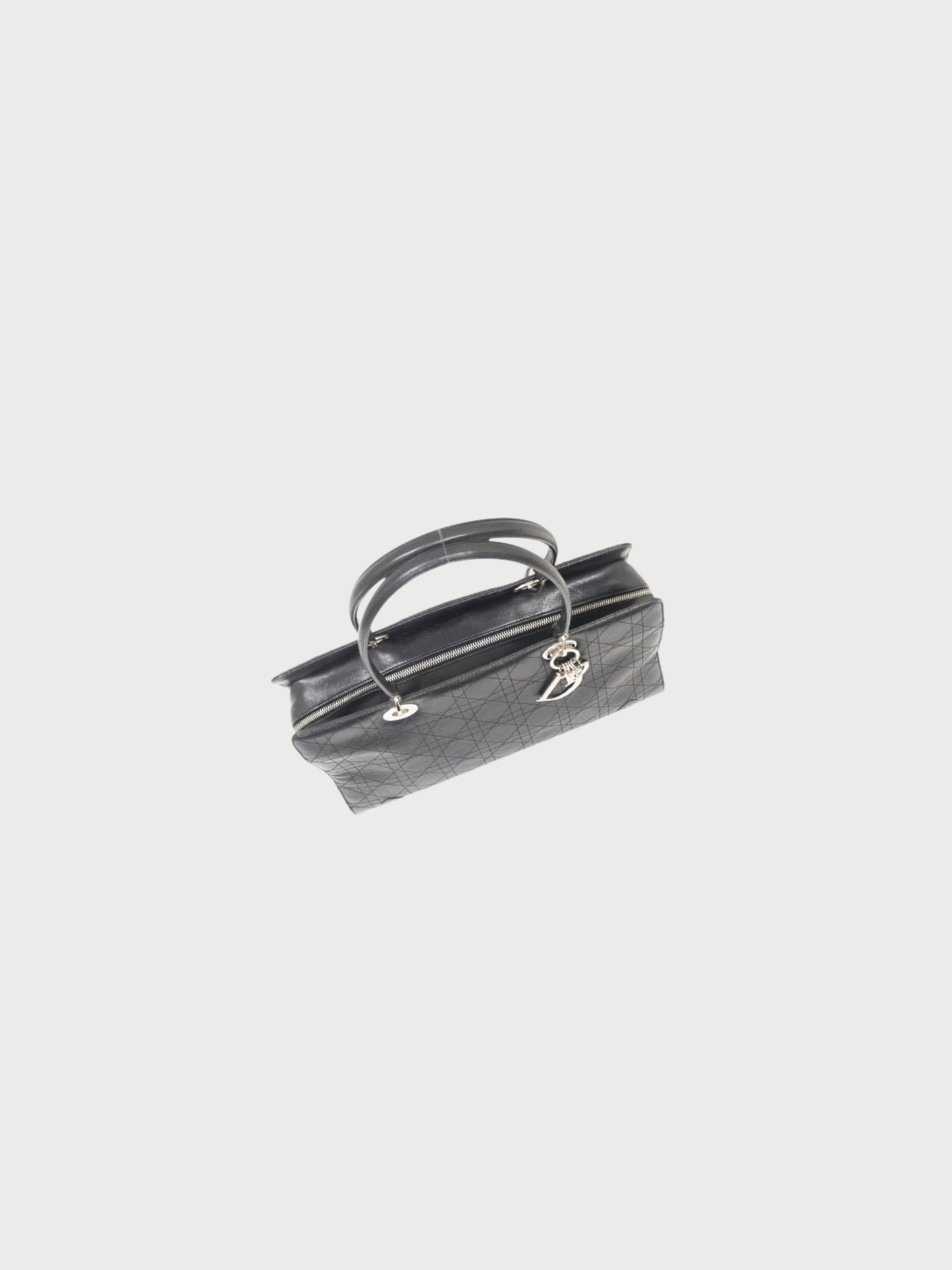 Christian Dior Bo 2004 Black Cannage Leather Handbag