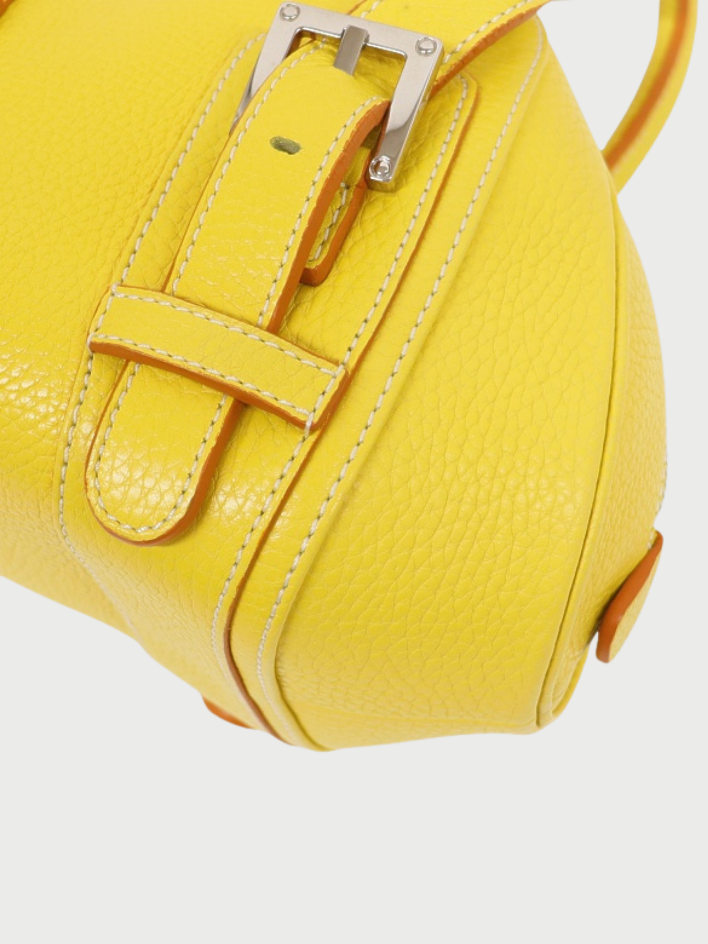 Loewe 2000s Yellow Leather Senda Bag