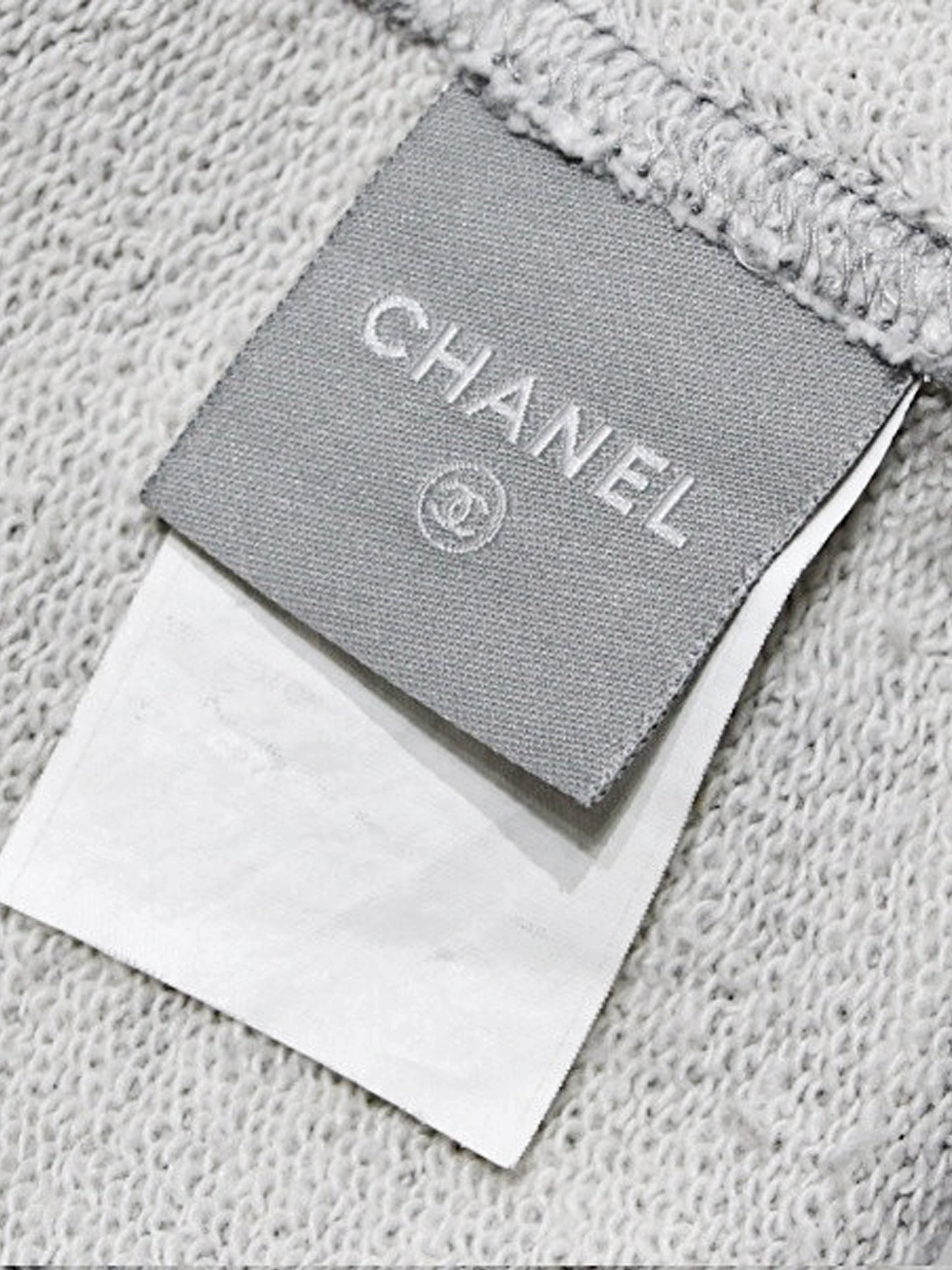 Chanel Sports Spring 2005 Grey CC Mini Sweat Skirt