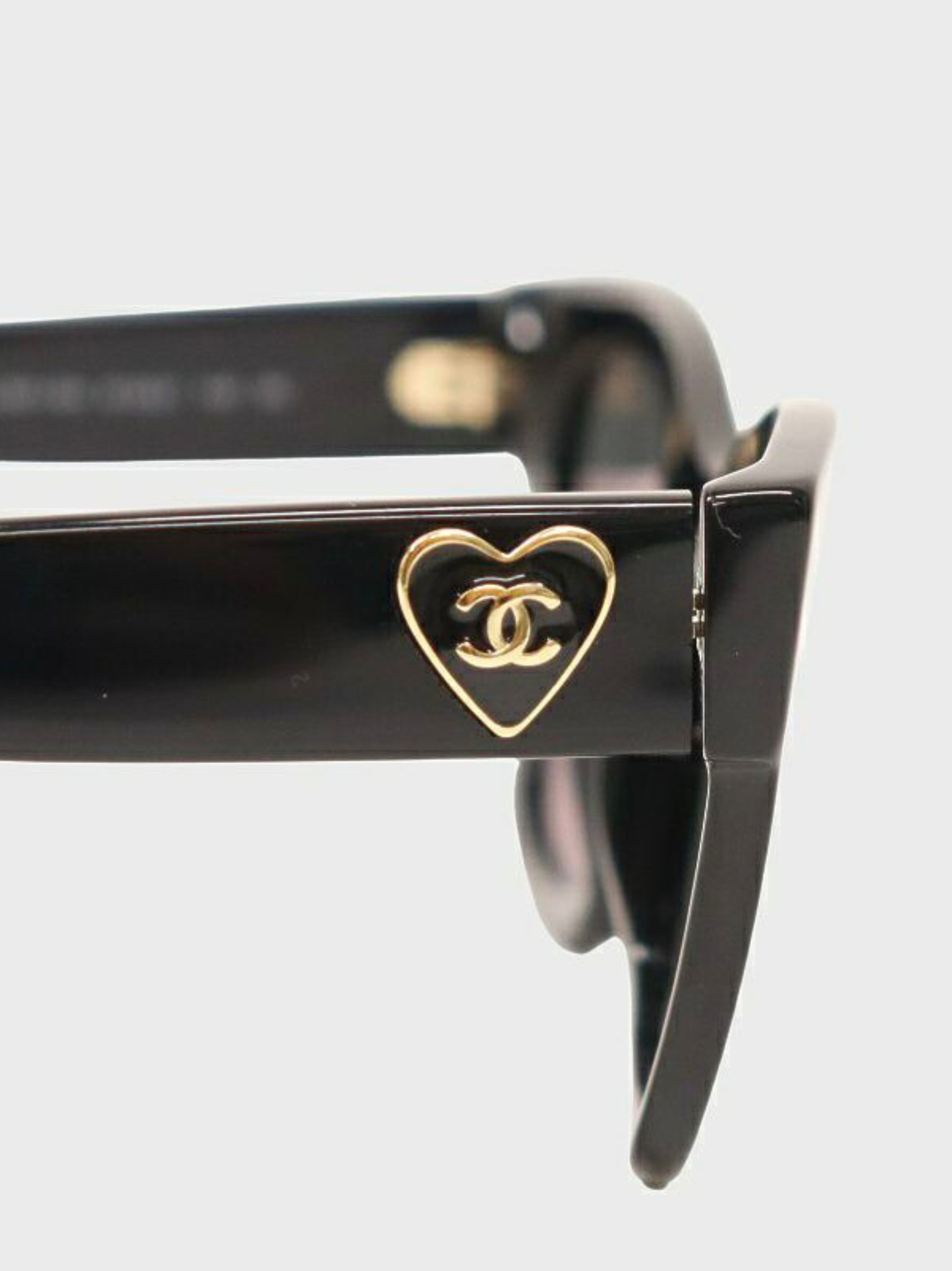 Chanel 2000s Black COCO Sunglasses
