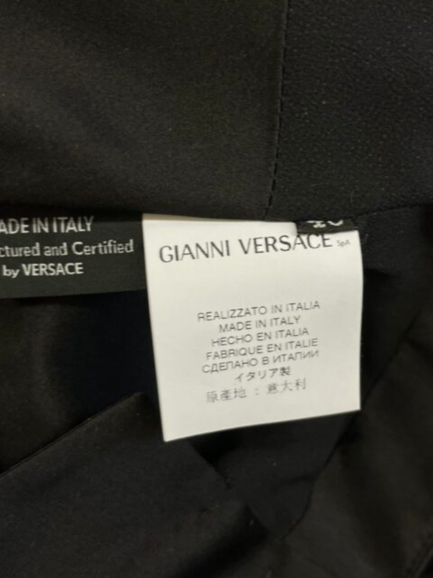 Versace 2000s Black Tulle Paillette Cocktail Dress