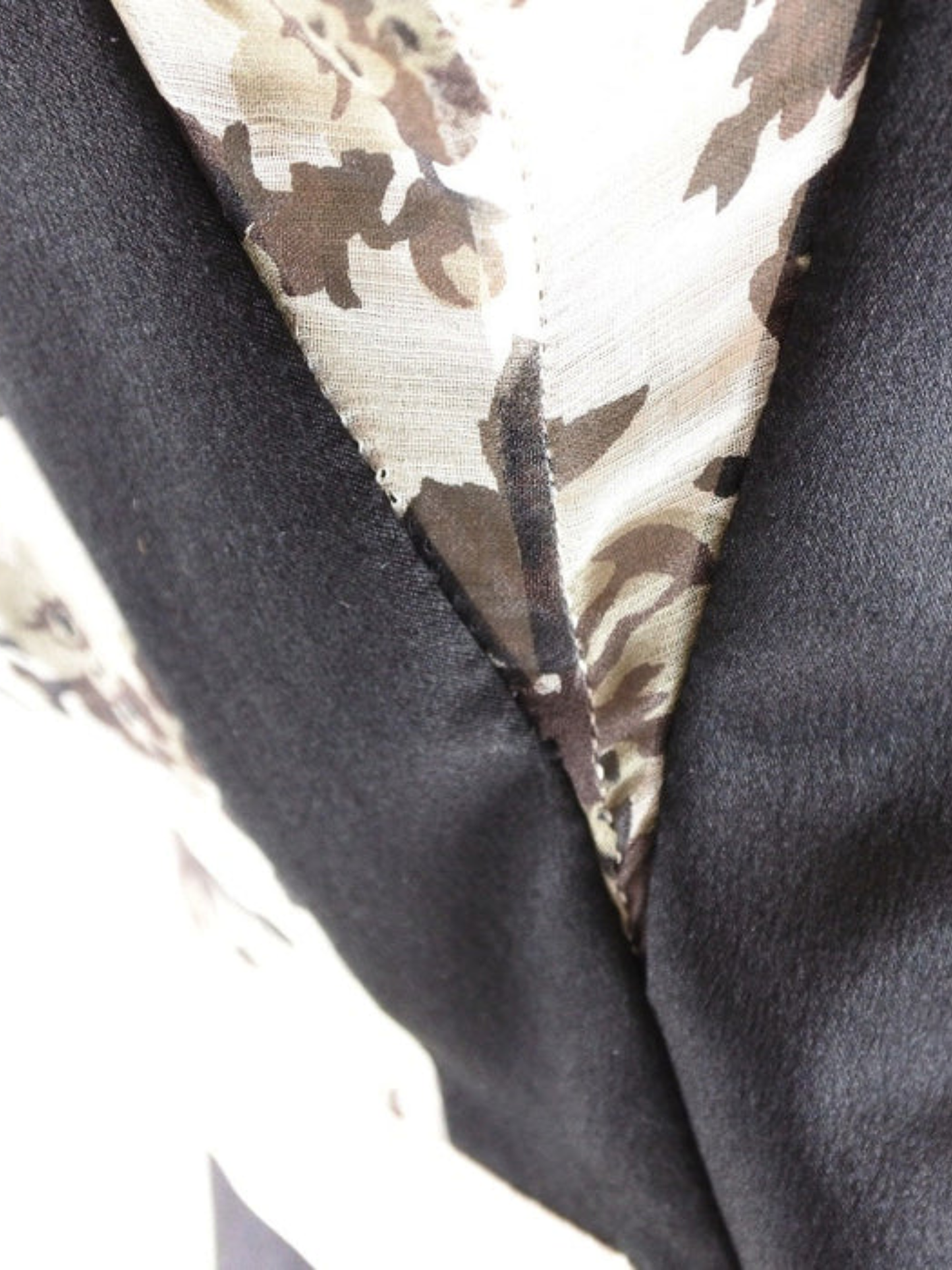 Balenciaga 2000s White and Black Silk Dress