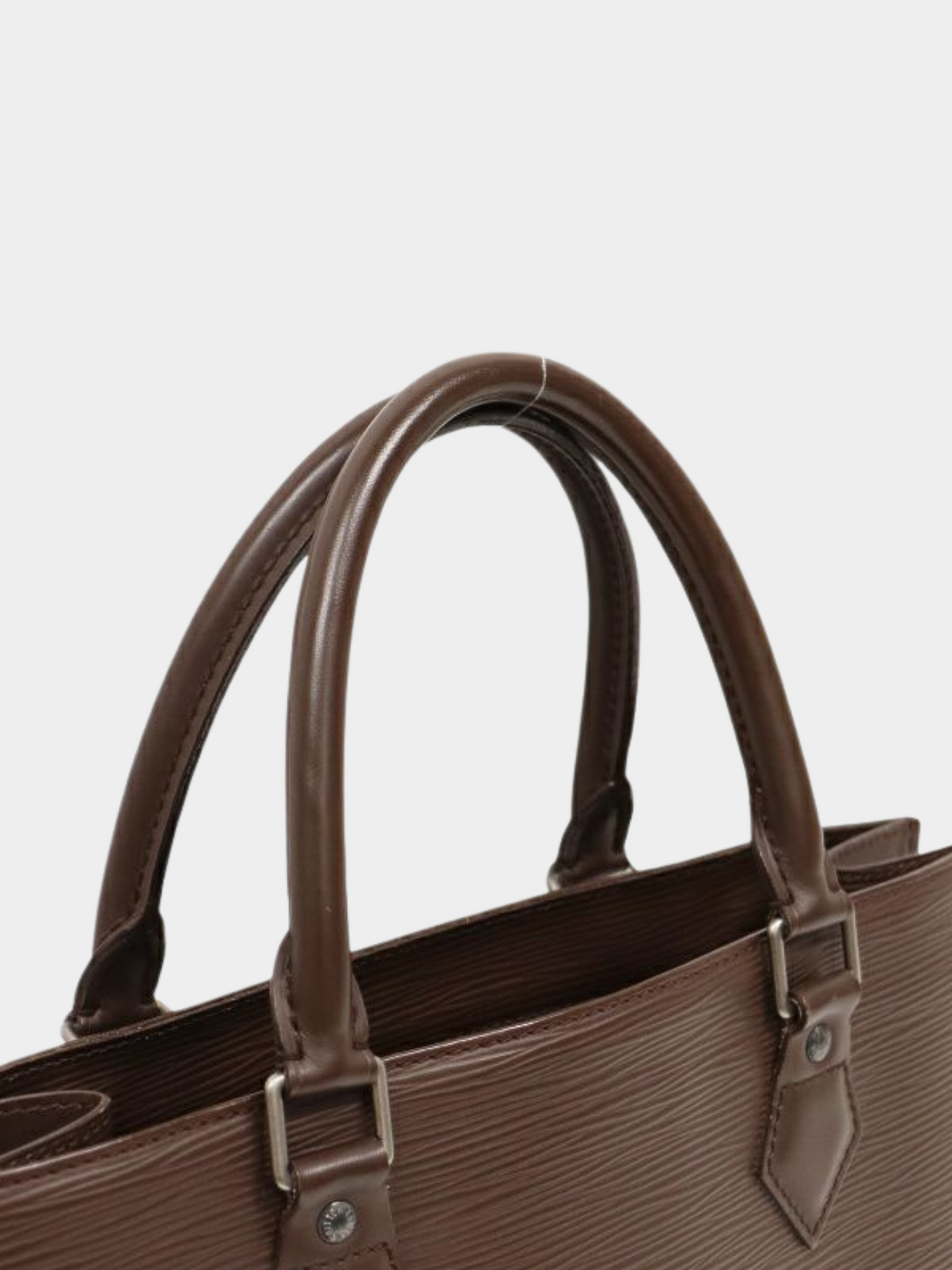 Louis Vuitton 2000s Mocha Epi Sac Plat Tote Bag