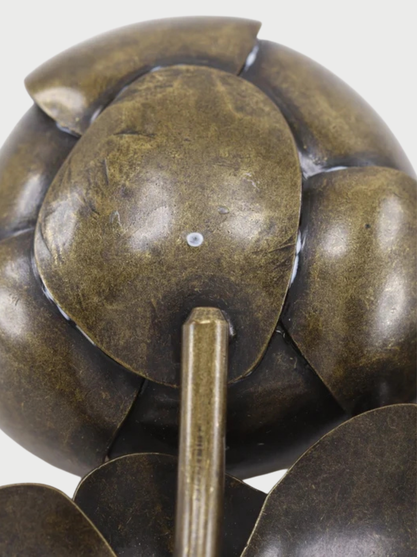 Louis Vuitton 2000s Bronze Crystal Flower Brooch