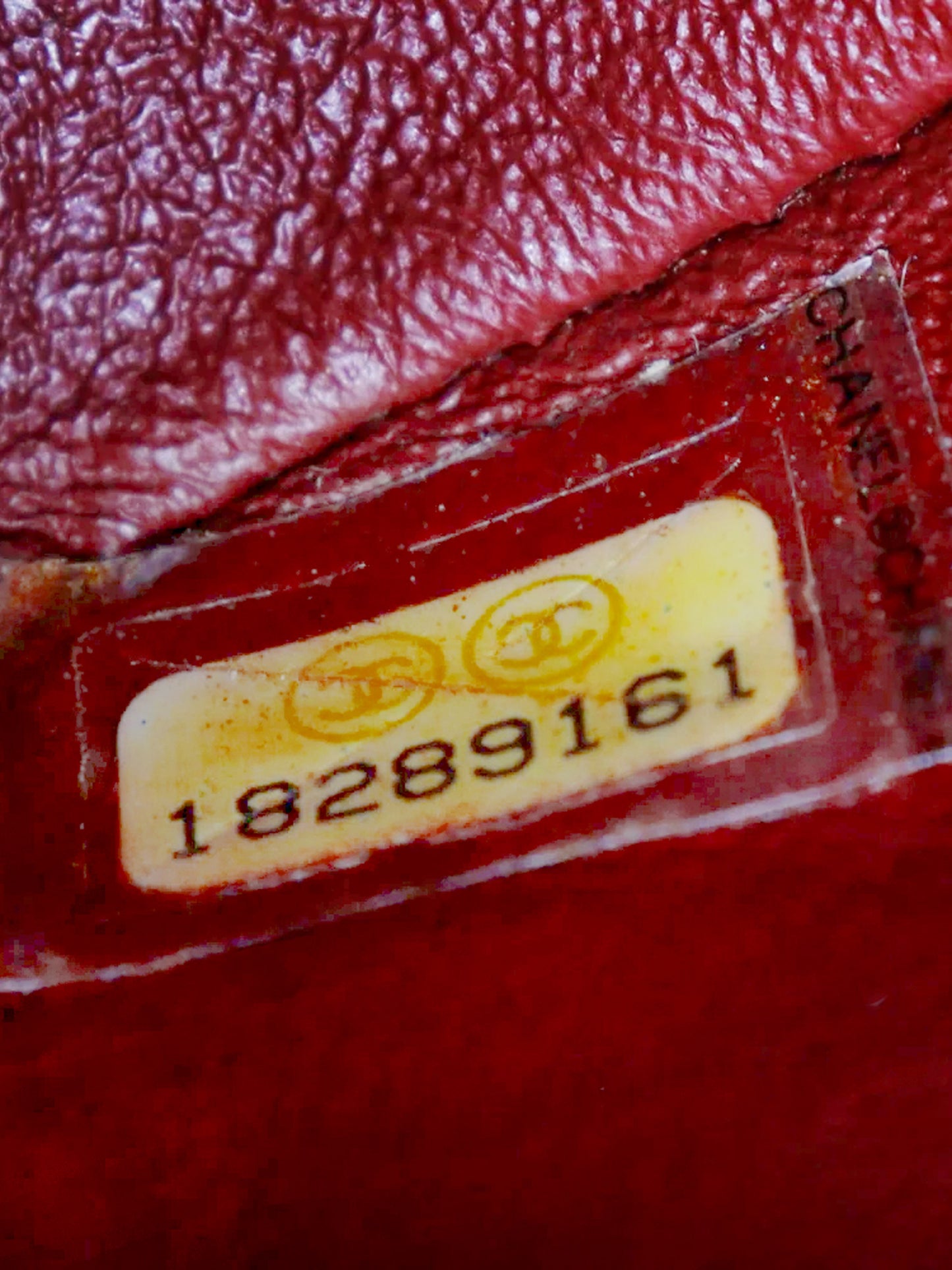 Chanel 2013-2014 Red Lambskin Leather Quilted Square Mini Flap Bag