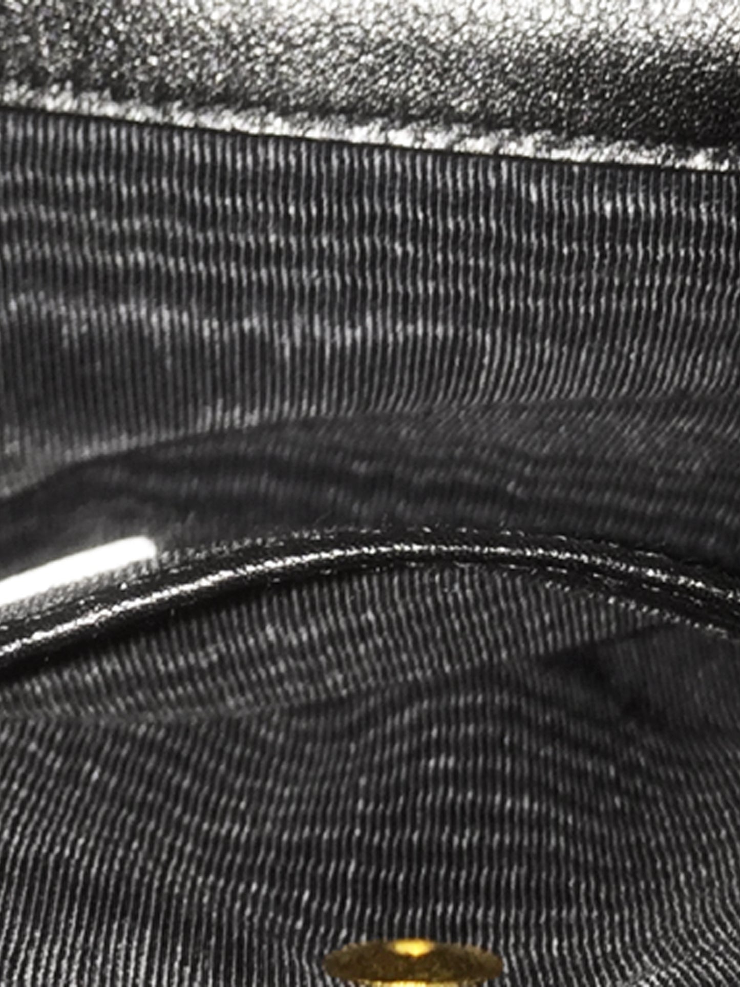 Chanel 1989-1991 Black Satin Quilted Coin Case