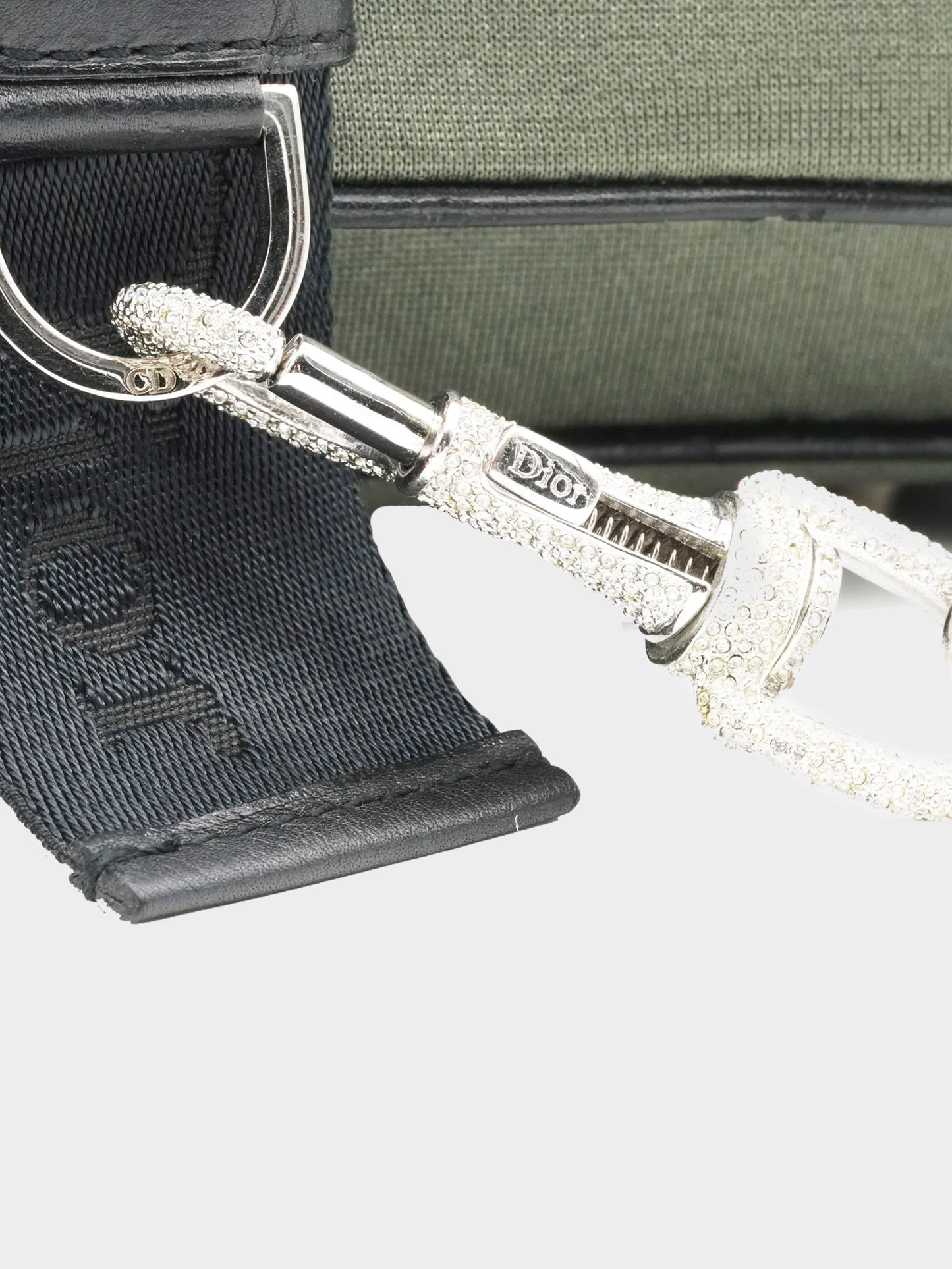 Christian Dior by John Galliano SS 2003 Olive Jersey Hardcore Bag
