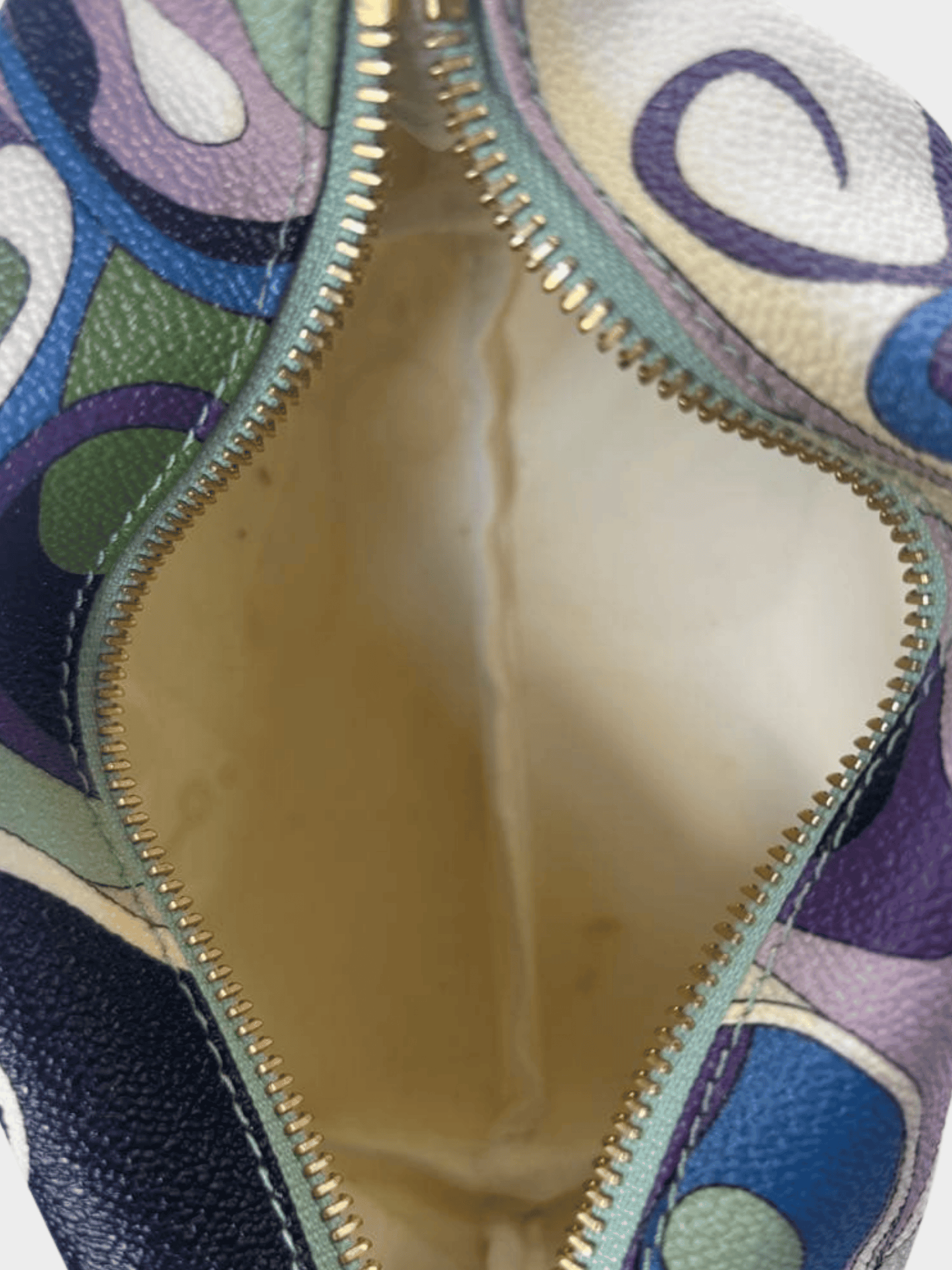 Emilio Pucci 2000s Printed Leather Mini Bag