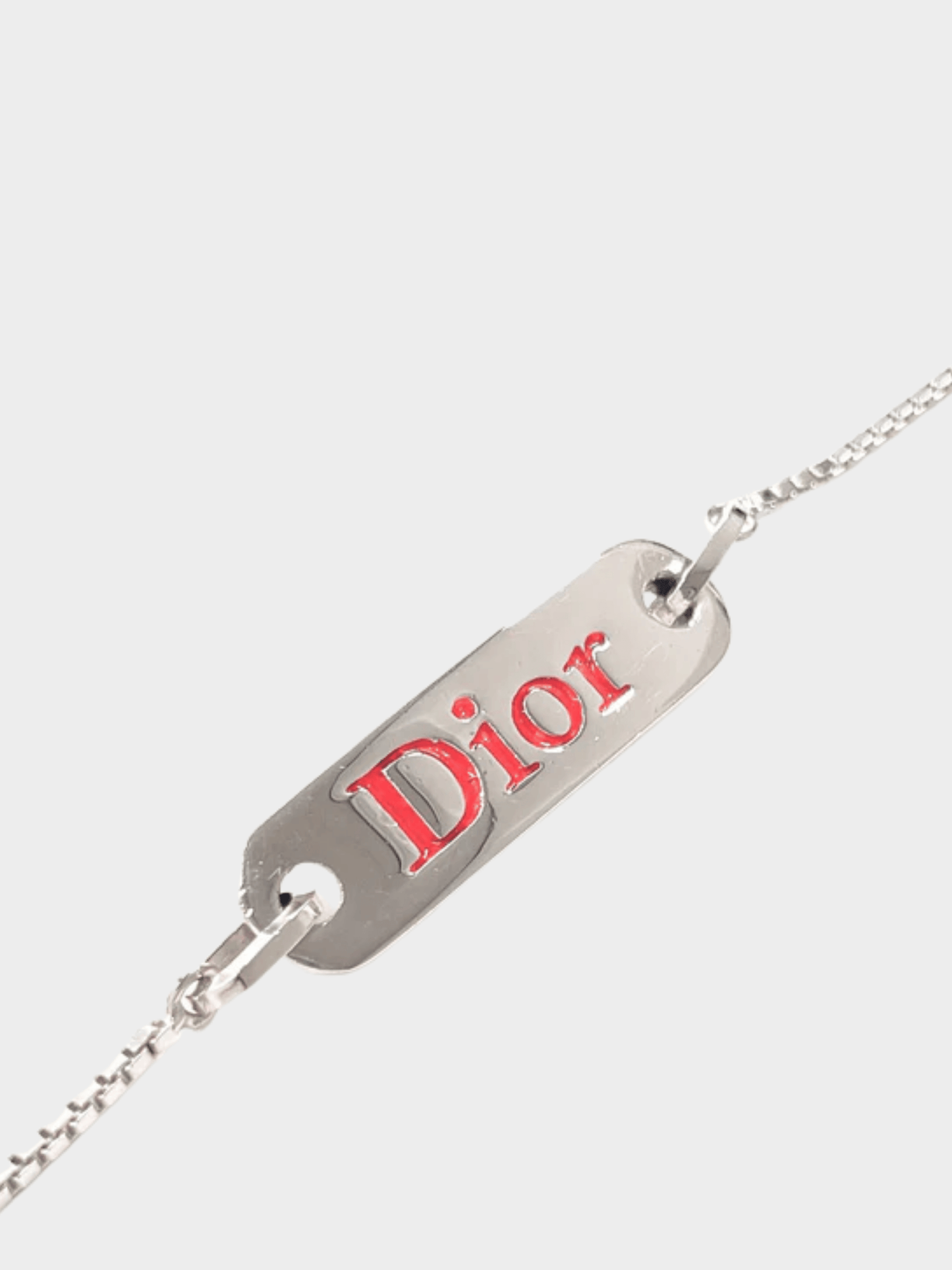 Christian Dior 2000s Silver Plate Bracelet
