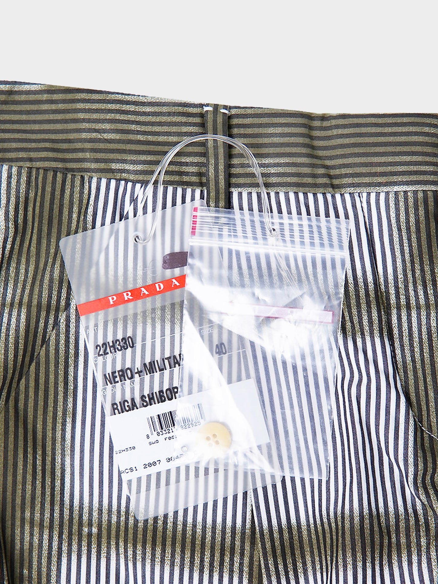 Prada 2007 Blue and White Stripe Spray Paint Set