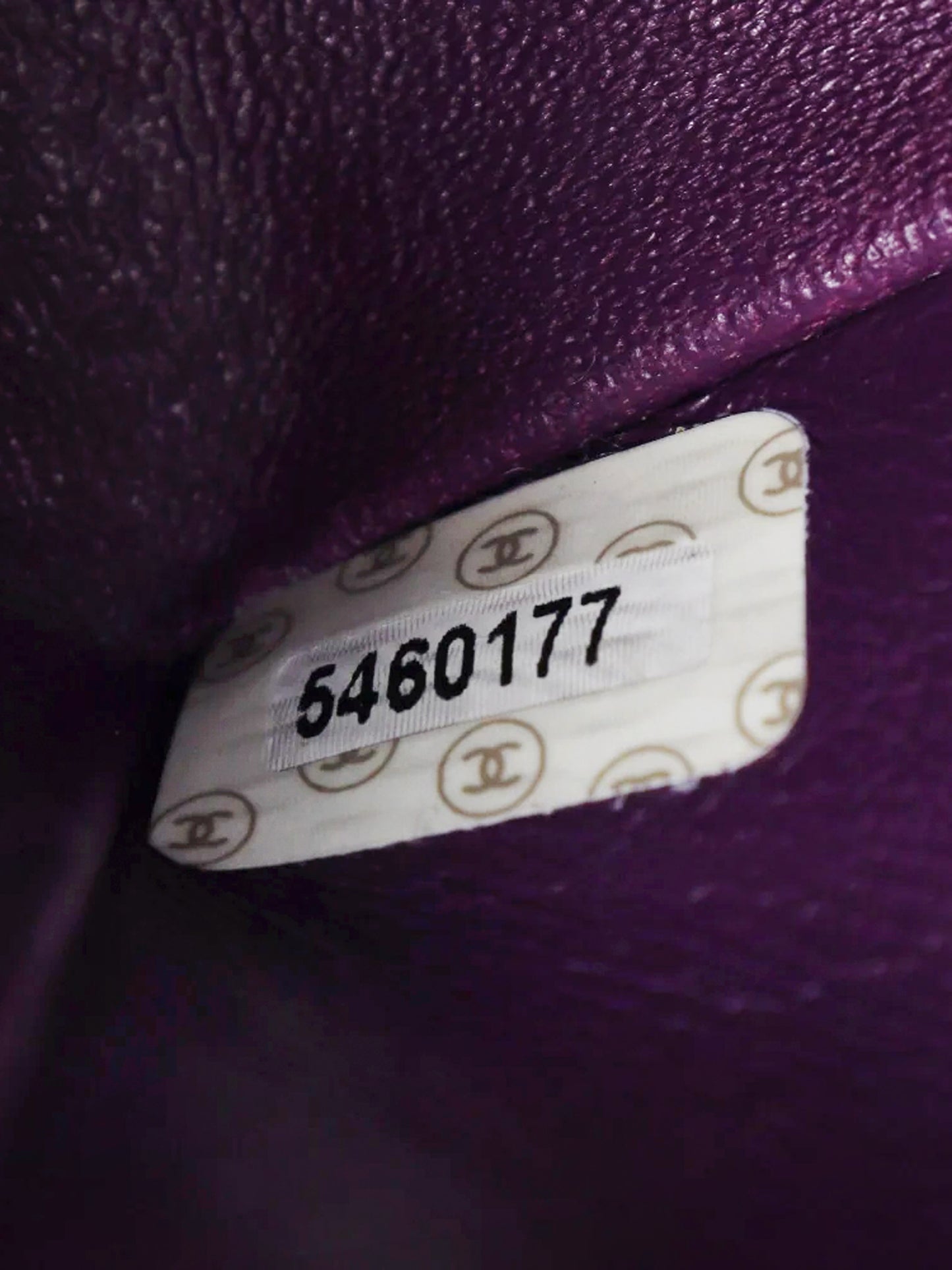 Chanel 1997-1999 Purple Suede 2.55 Double Flap Bag