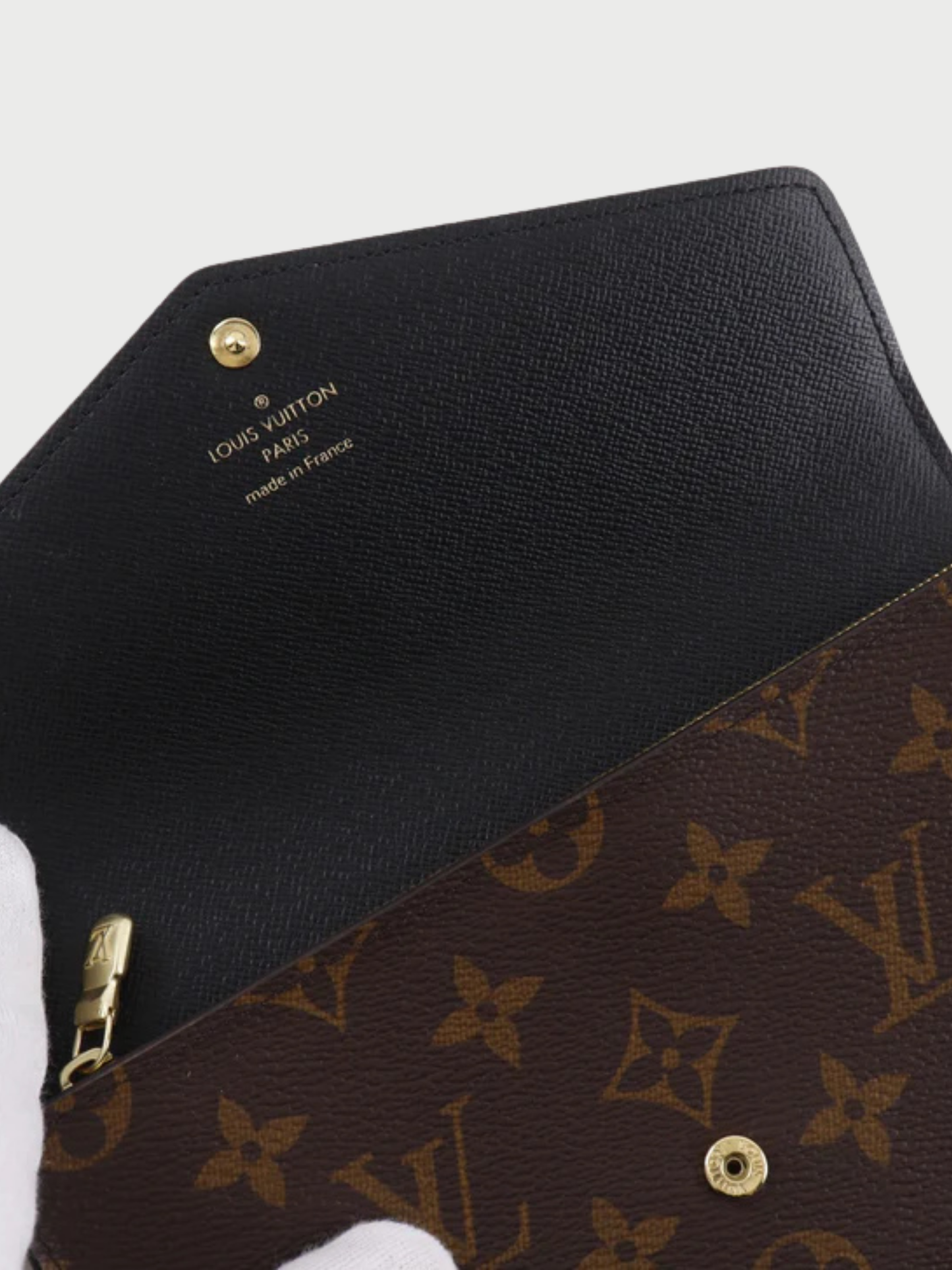 Louis Vuitton 2020s Brown Monogram Giant Reverse Sarah Wallet