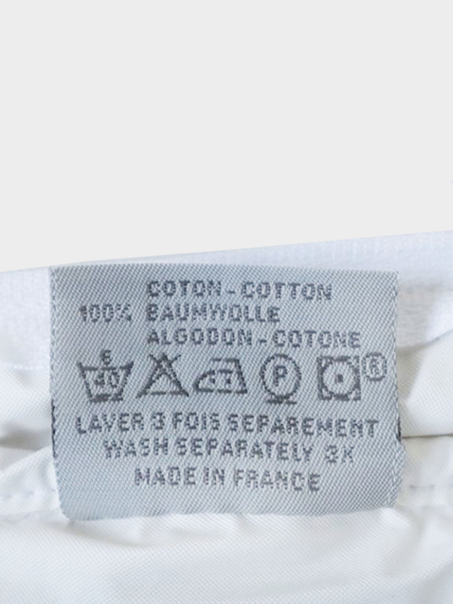 Christian Dior 2000s J'adore Dior White and Blue Terrycloth Bag