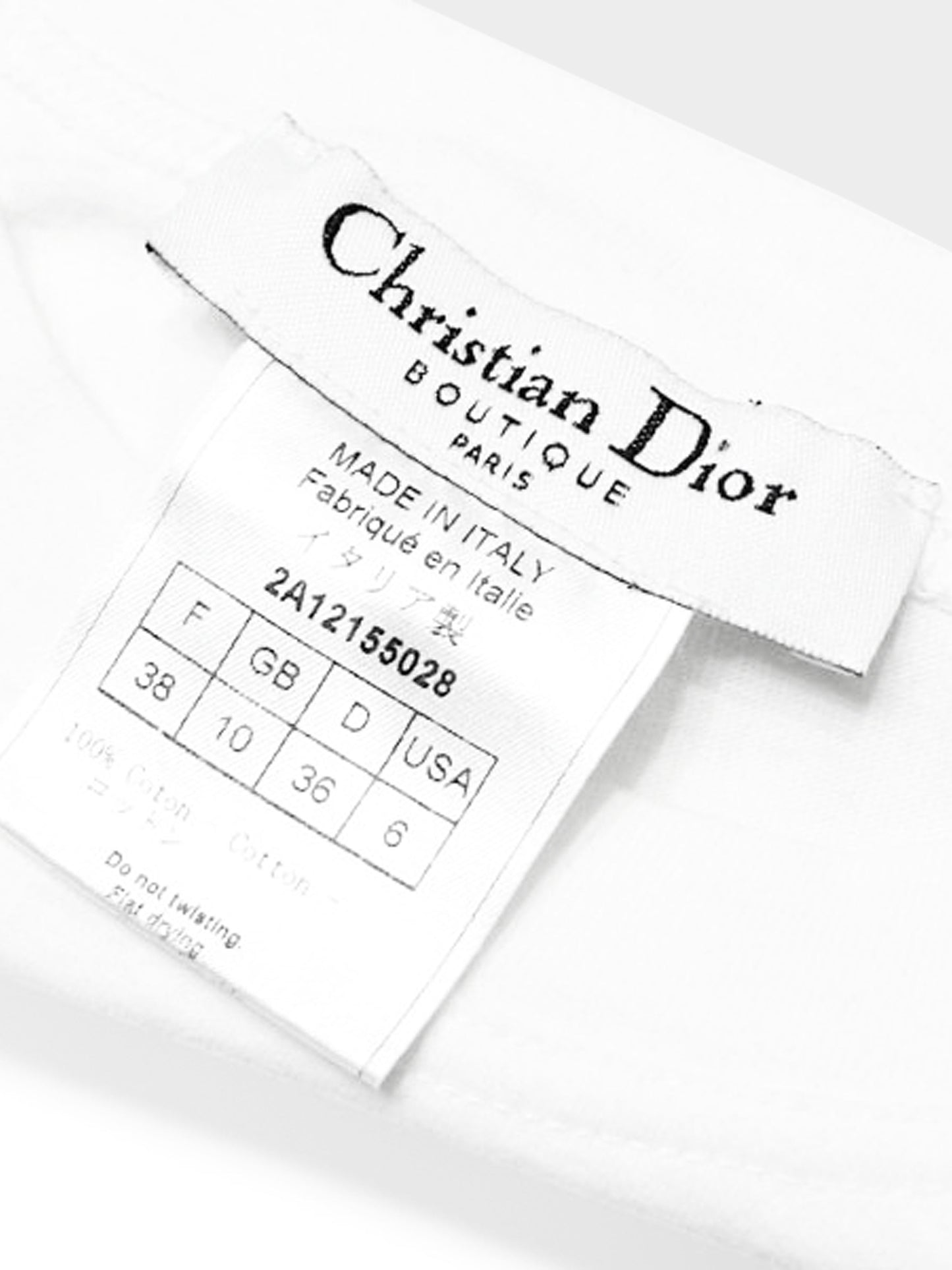 Christian Dior by John Galliano Summer Holiday Cruise 2002 J'adore Mermaid Print Graphic Tee