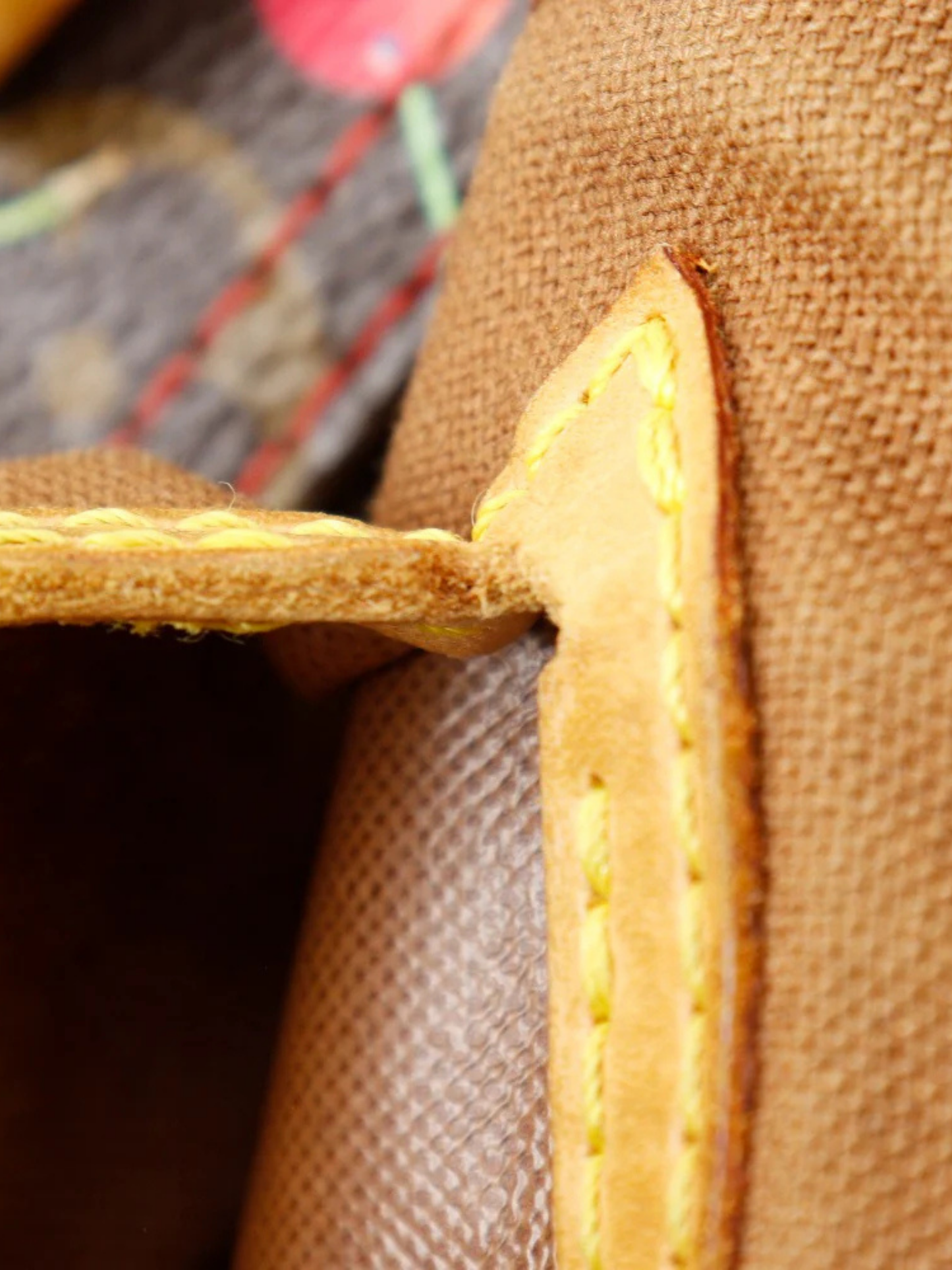 Louis Vuitton 2005 Brown Monogram Canvas Speedy 25 Cherry Handbag