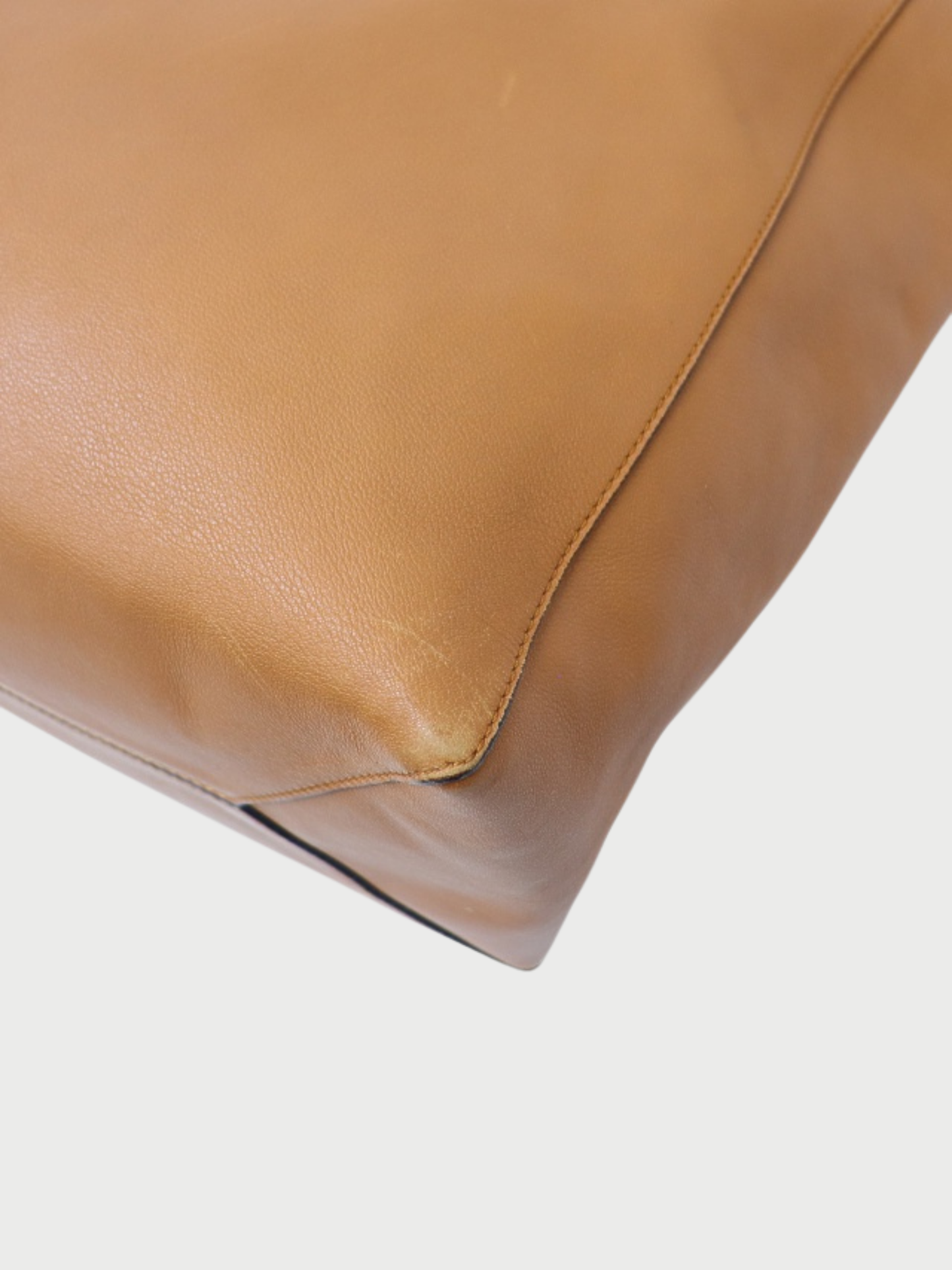 Loewe 2010 Brown Leather Anagram Tote Bag