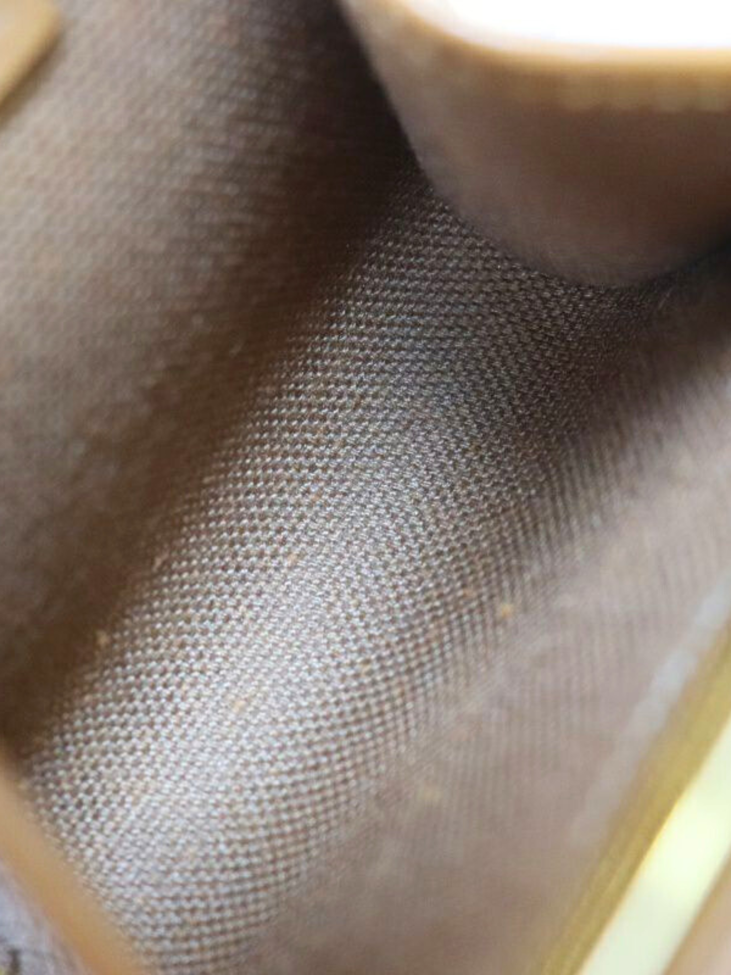 Christian Dior 2000s Beige Brown Honeycomb Frame Coin Case