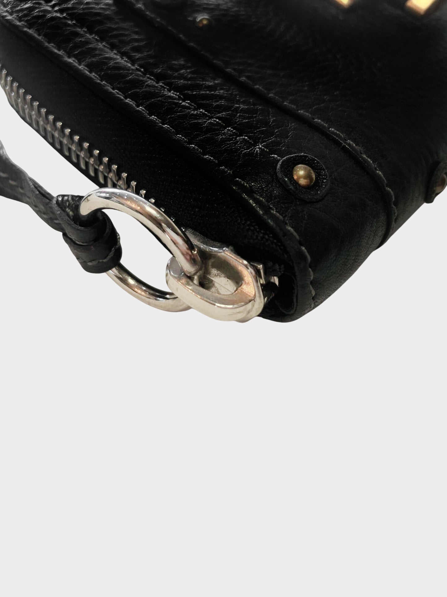 Chloe 2000s Black Leather Paddington Wallet