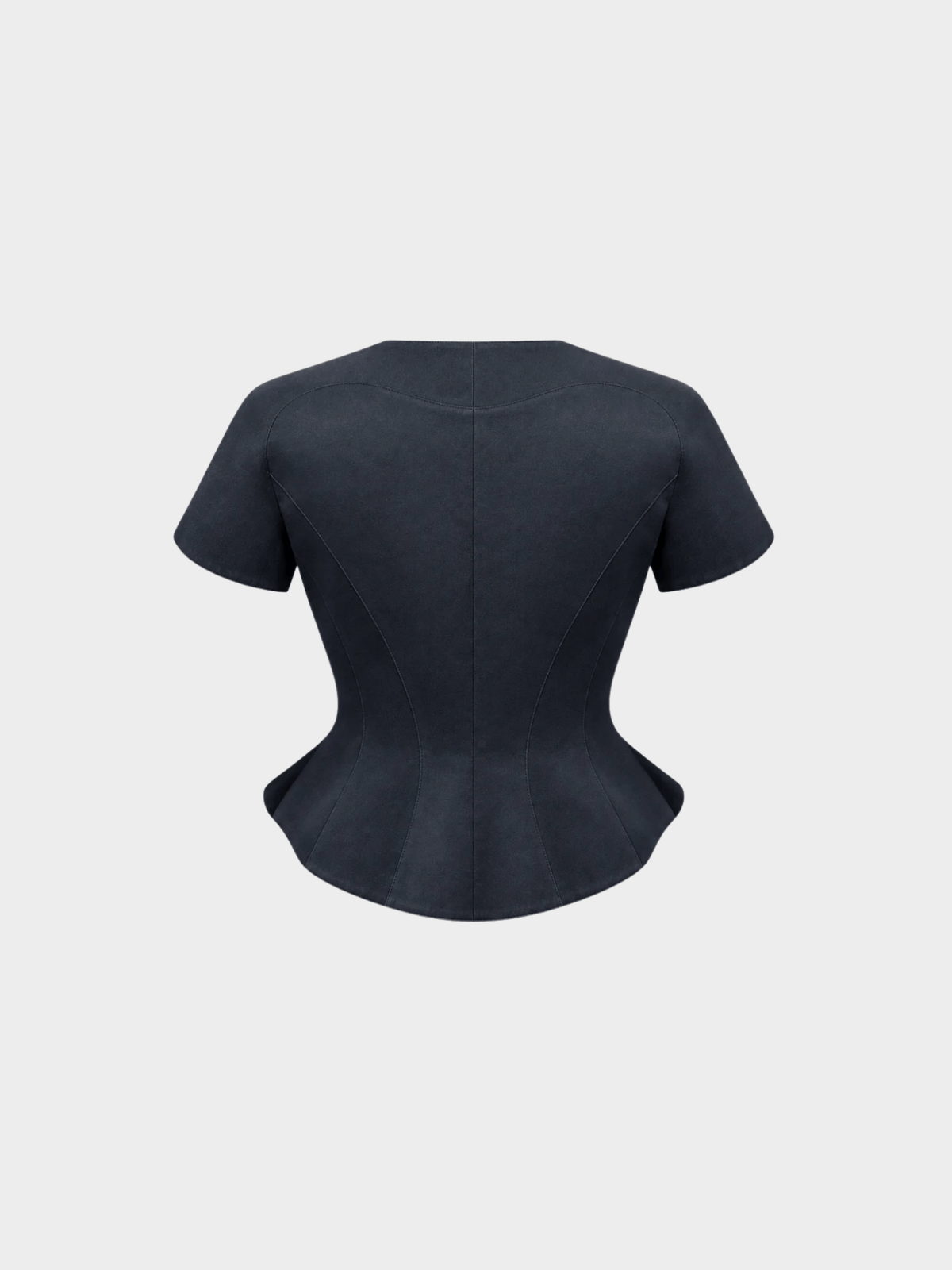 Thierry Mugler 1990–1994 Black Sculpted Heart Corset Jacket