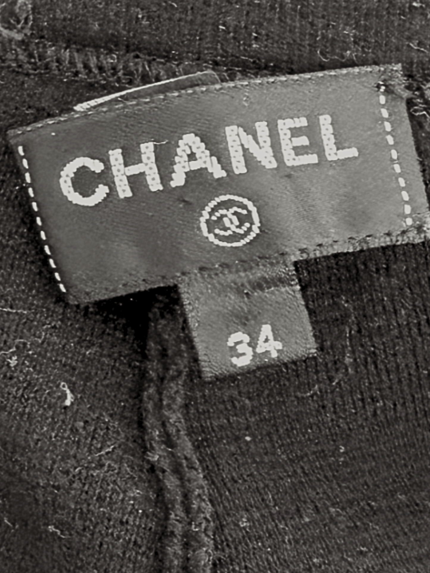 Chanel 2020s Black Contrast Flared Pants