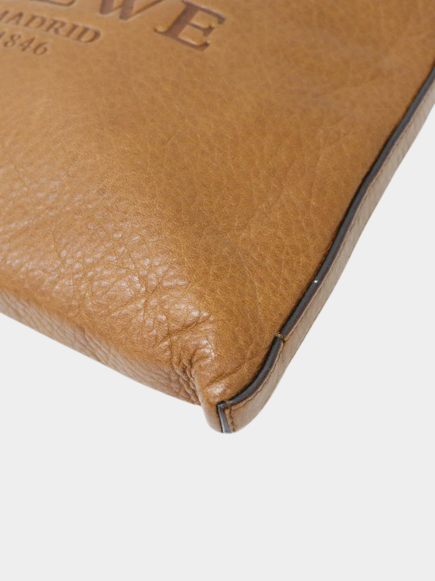 Loewe 2000s Brown Leather Heritage Shoulder Bag