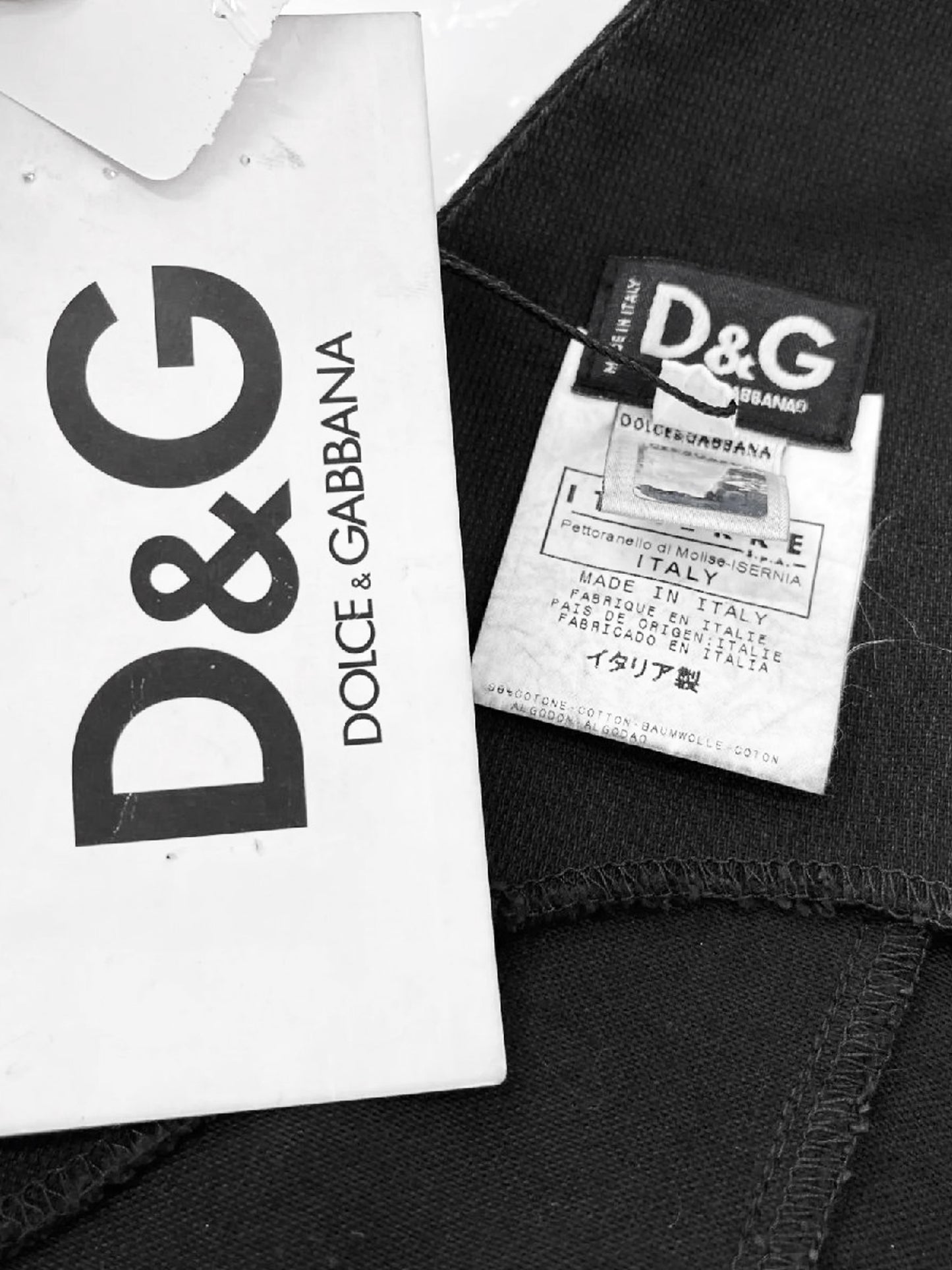 Dolce and Gabbana 2000s Black Fitted Cotton Dress