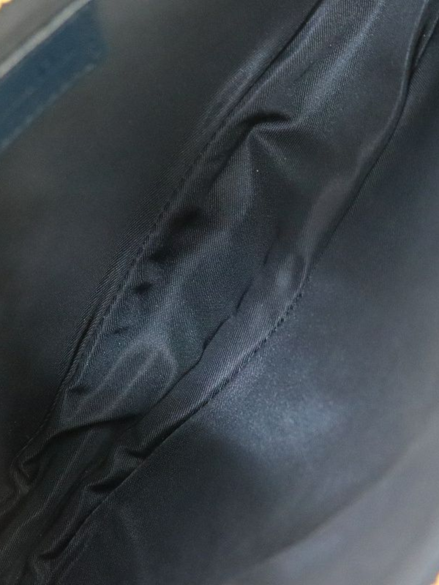 Christian Dior 2000s Navy Trotter Canvas Saddle Bag